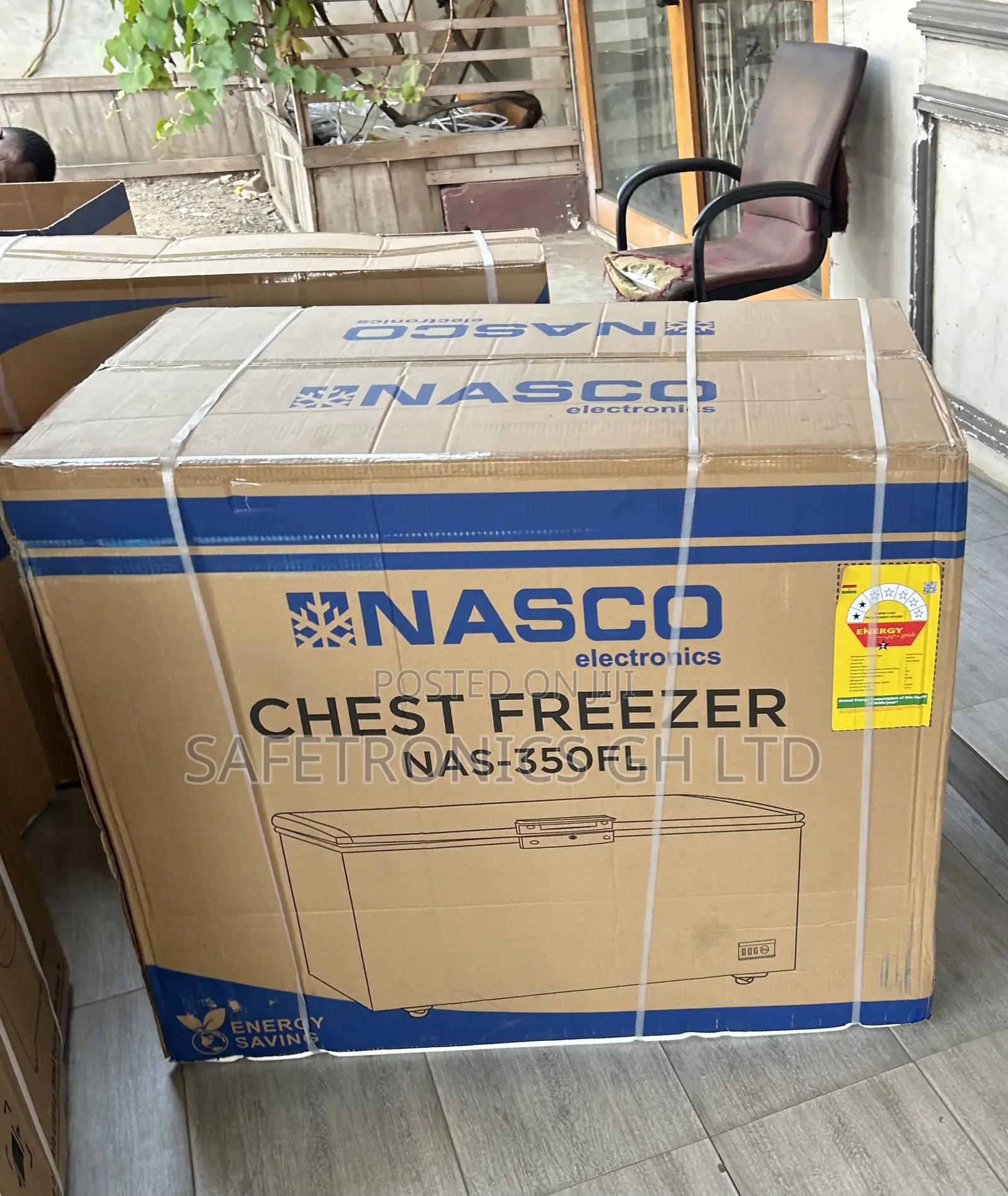 Reliable Sealed 250l Singledoor Nas-350fl Electric Grey Nasco Freezer