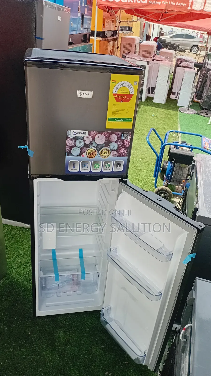 Top Pearl Fridge-Freezer 165l Spacious Storage Fridge-Freezer