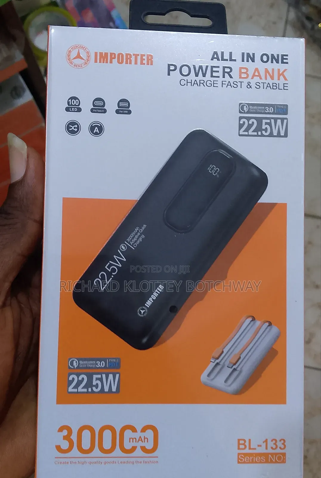 Importer All in One Power Bank 30000nah