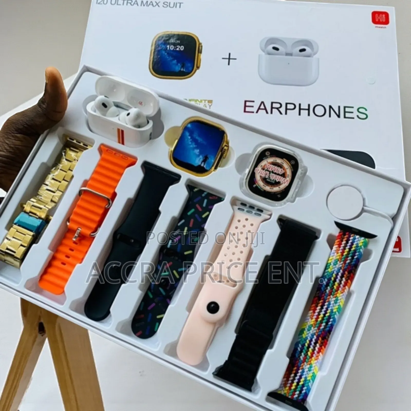I-20 Ultra Max Suit Smartwatch 10 in 1 Straps (989886)