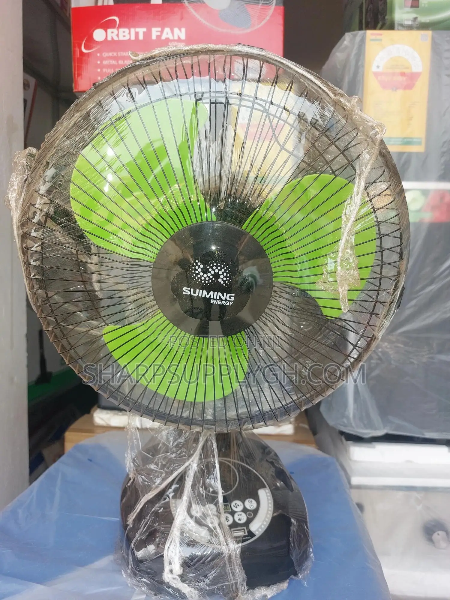 Solar Table Fan