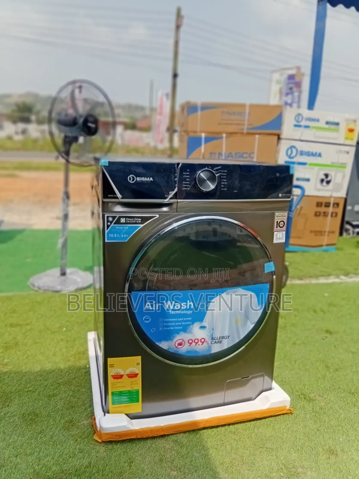 Sigma Appliances Washing×Machine Sm-10kg Washing-Machine