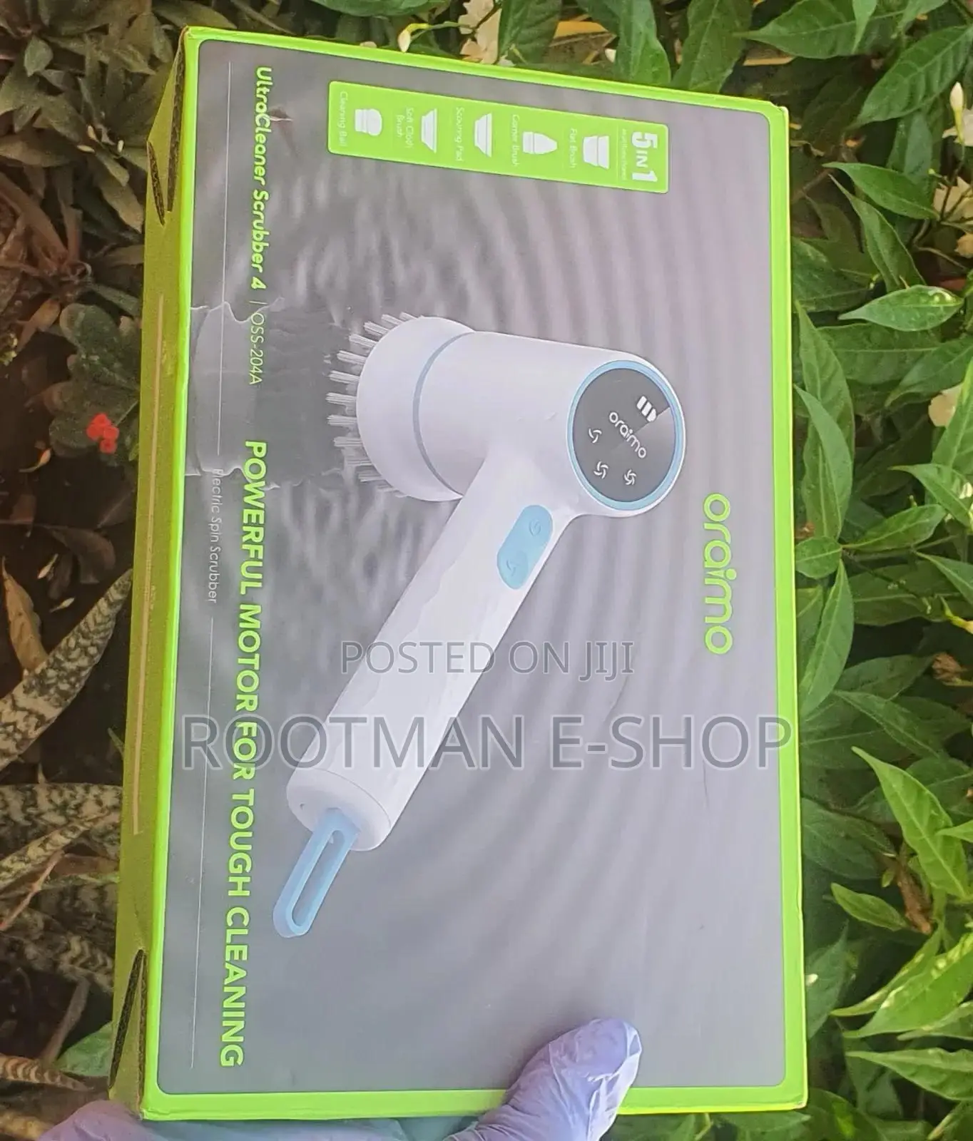 Electric Spin Brush With 5 Replacement Heads (Oraimo)