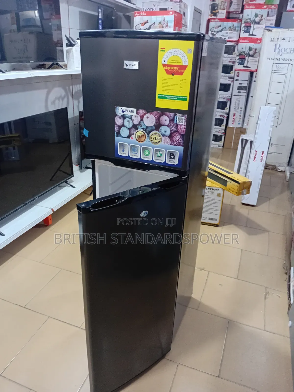 Pearl 162l Fresh Sense Double Door at 162l Top Freezer