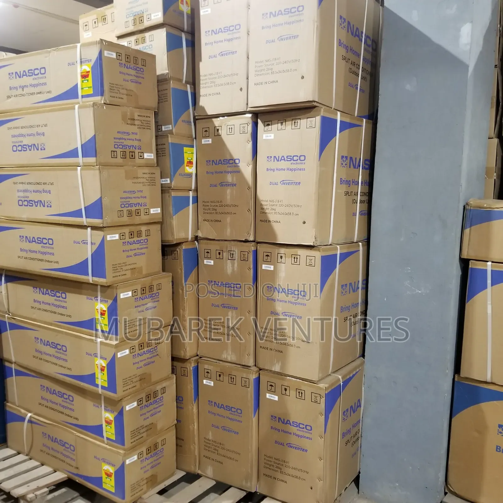 Nasco 1.5hp Split Dual Inverter R410 Air Condition
