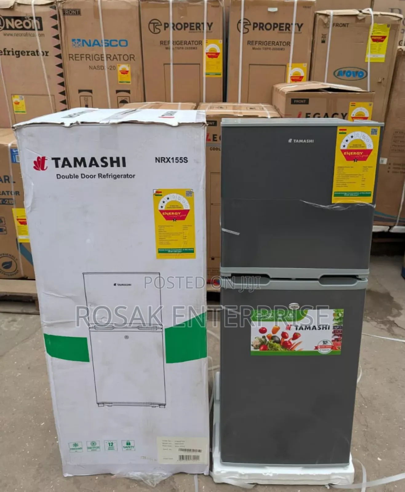 Tamashi Refrigerator 127l Spacious Fridge