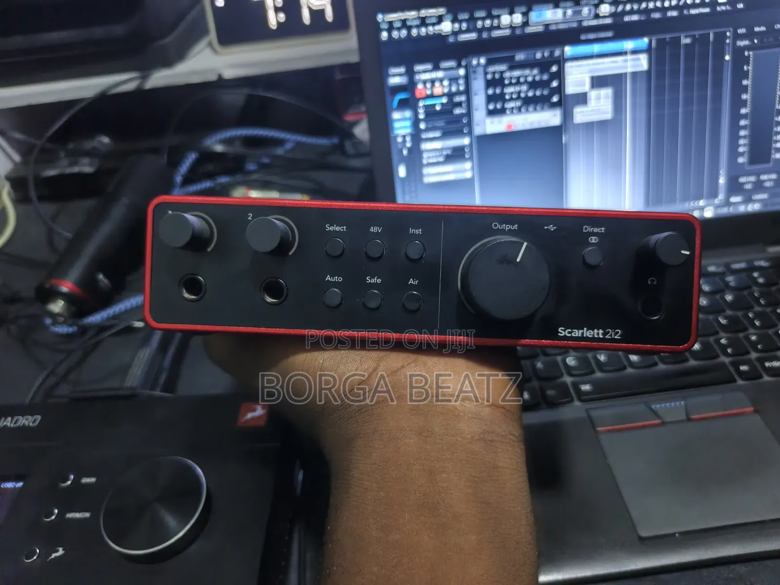 Focusrite 2i2 4th Gen Scarlett Studio Soundcard