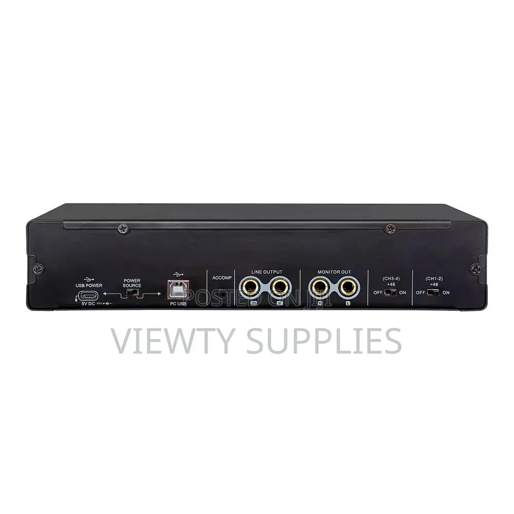 Xtuga E-44 24bit 192khz 4 Input 4 Output Usb Audio Inerface Sound Card
