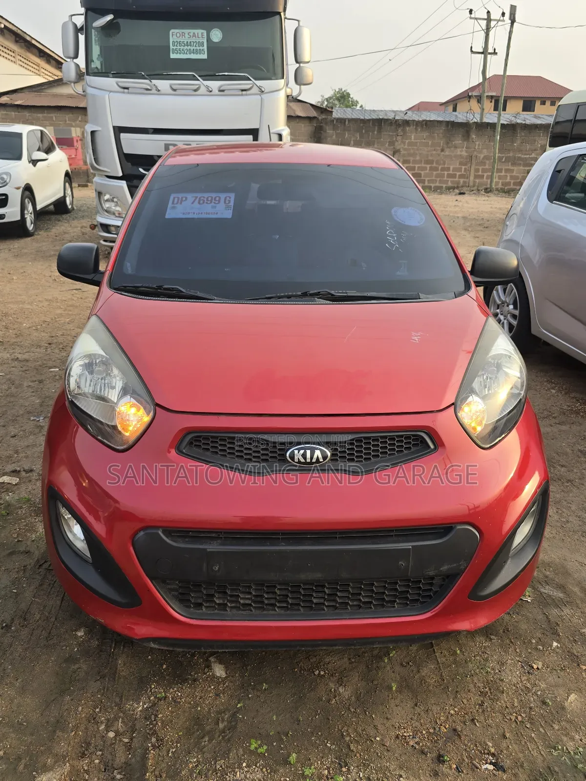 Kia Morning 2014 Red