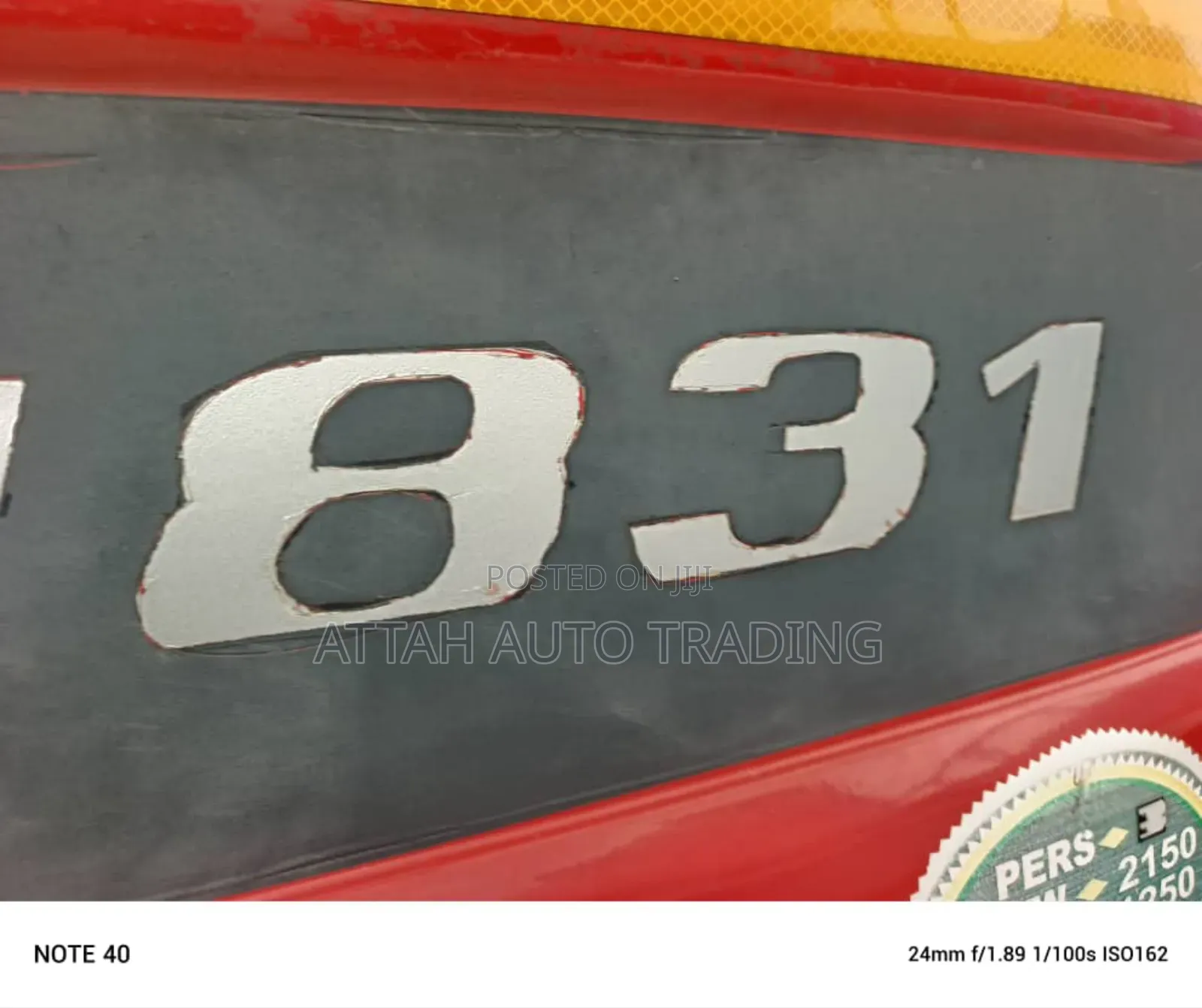 Registered Cargo Truck