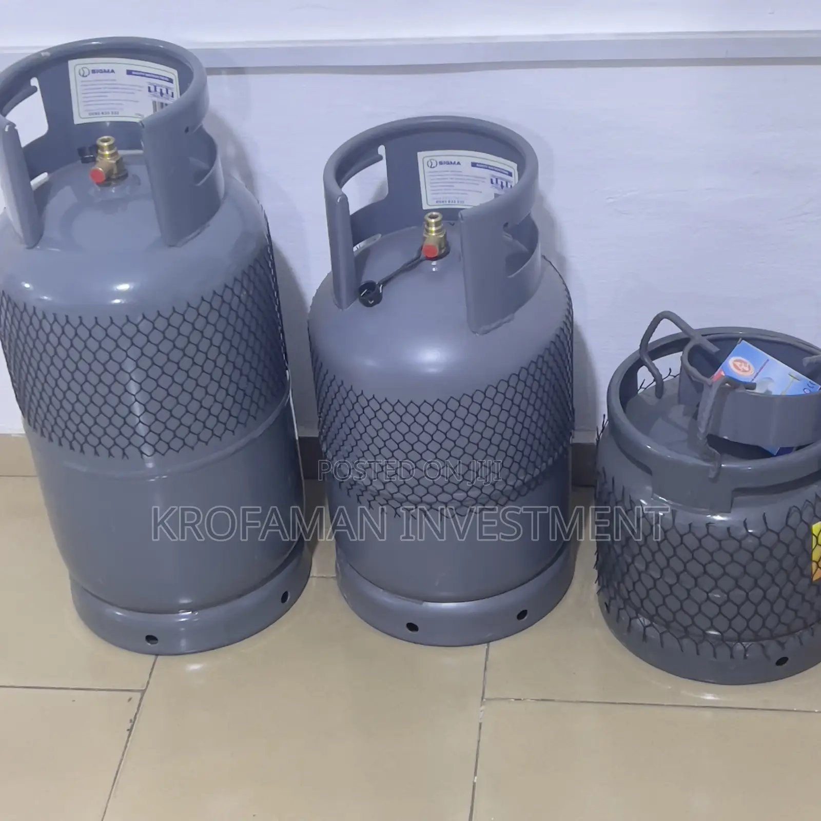 Refillable Gas Cylinder 6kg With Burner and Valve