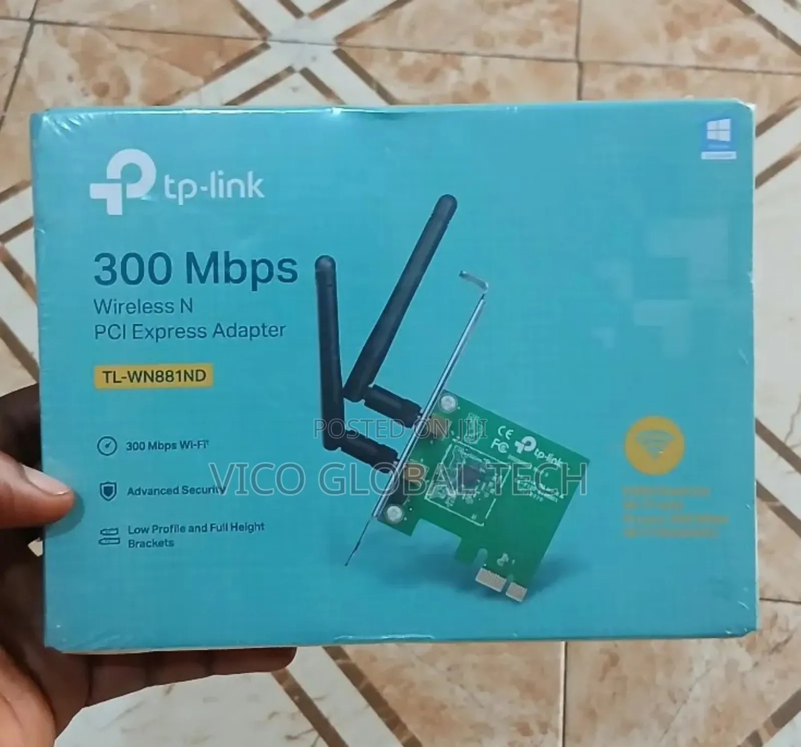 Tp-link Tl-wn881nd 300mbps Wireless N Pci Express Adapter
