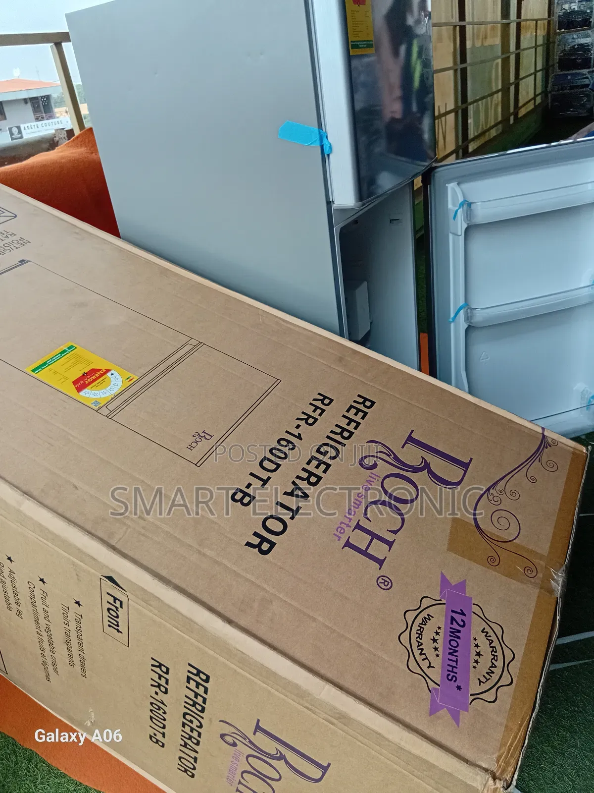 RFR-160dt-B Roch Double Door Roch Refrigerator