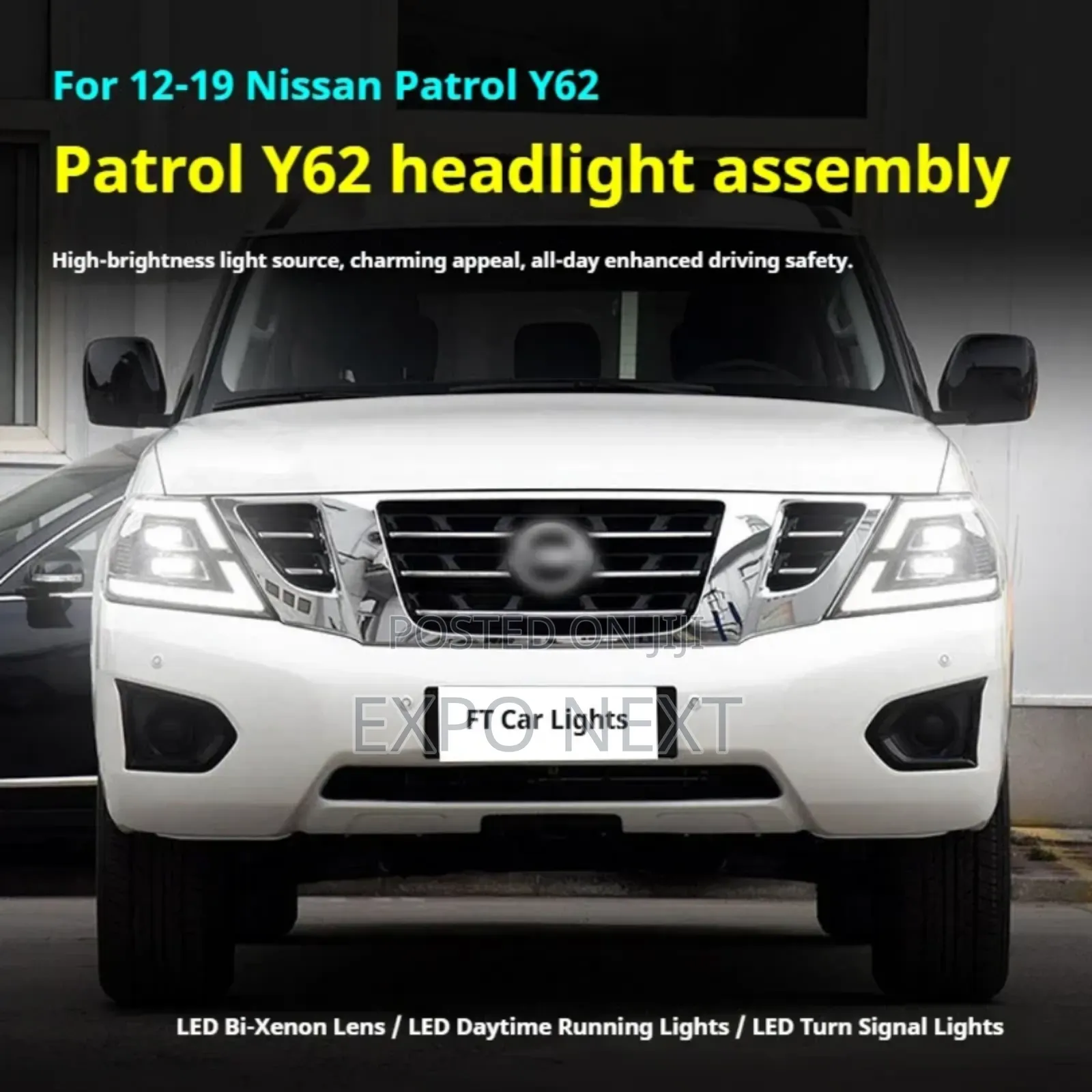 Nissan Patrol Y62 Headlight 2012-2019 Full Led