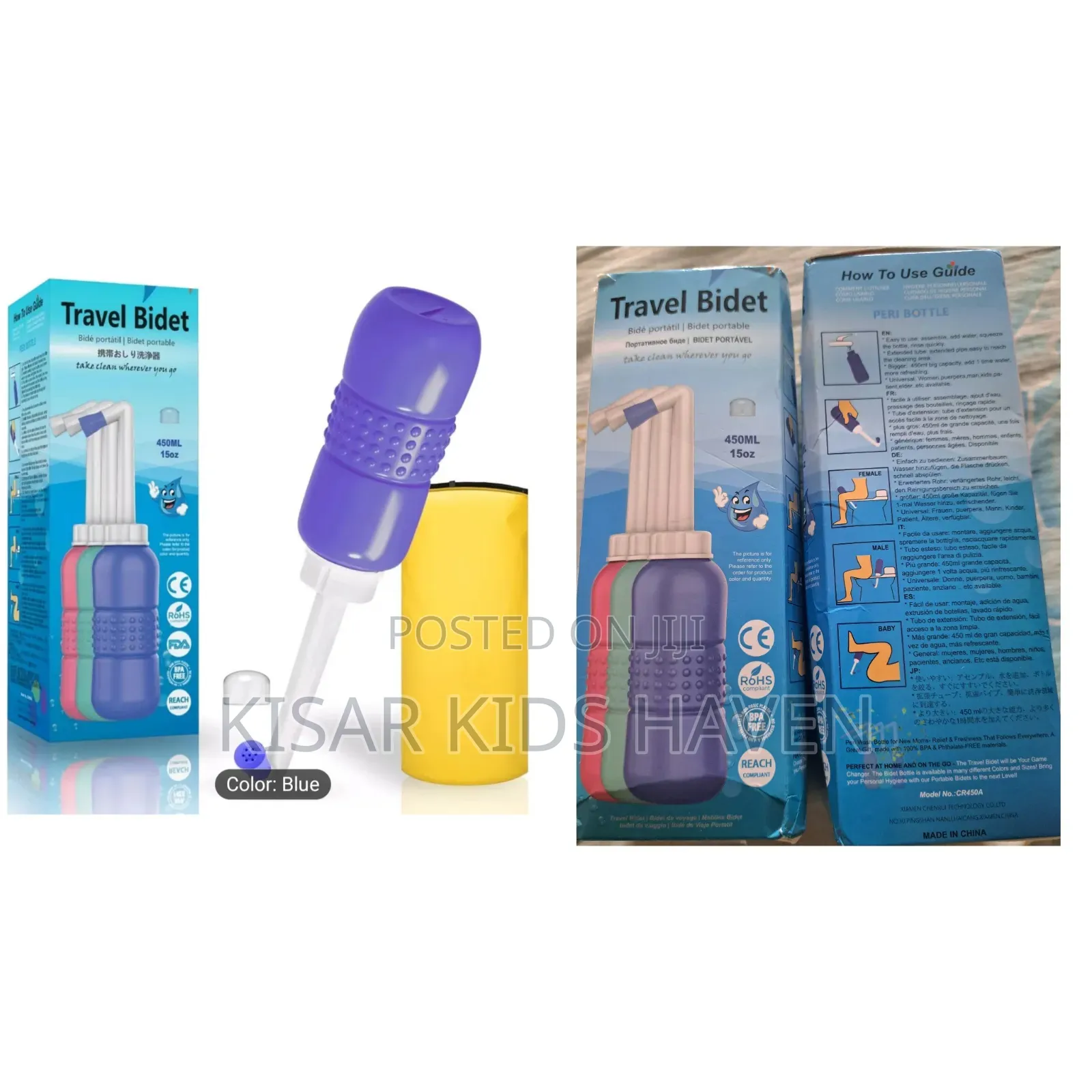 Portable Peri Bottle/ Momzi Bottle 450ml