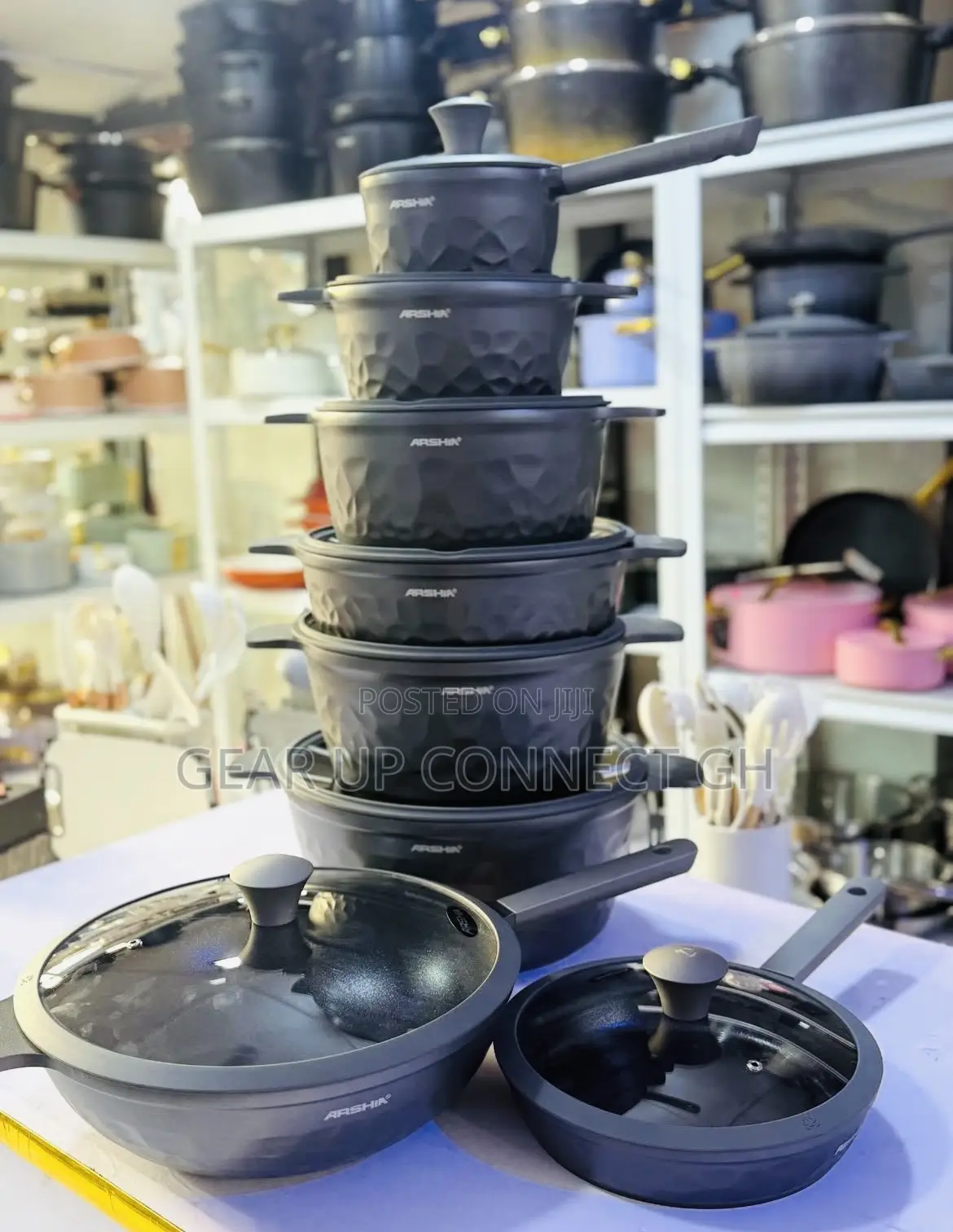 16 Pieces Arshia Die-Cast Cookware Ser