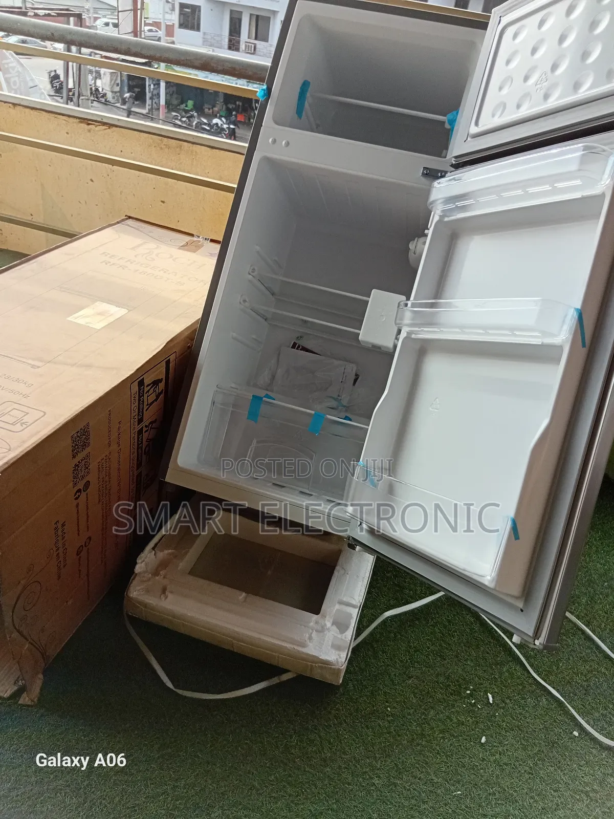 Roch RFR-160dt-B Energy-Efficent Double Door Fridge Roch Refrigerator