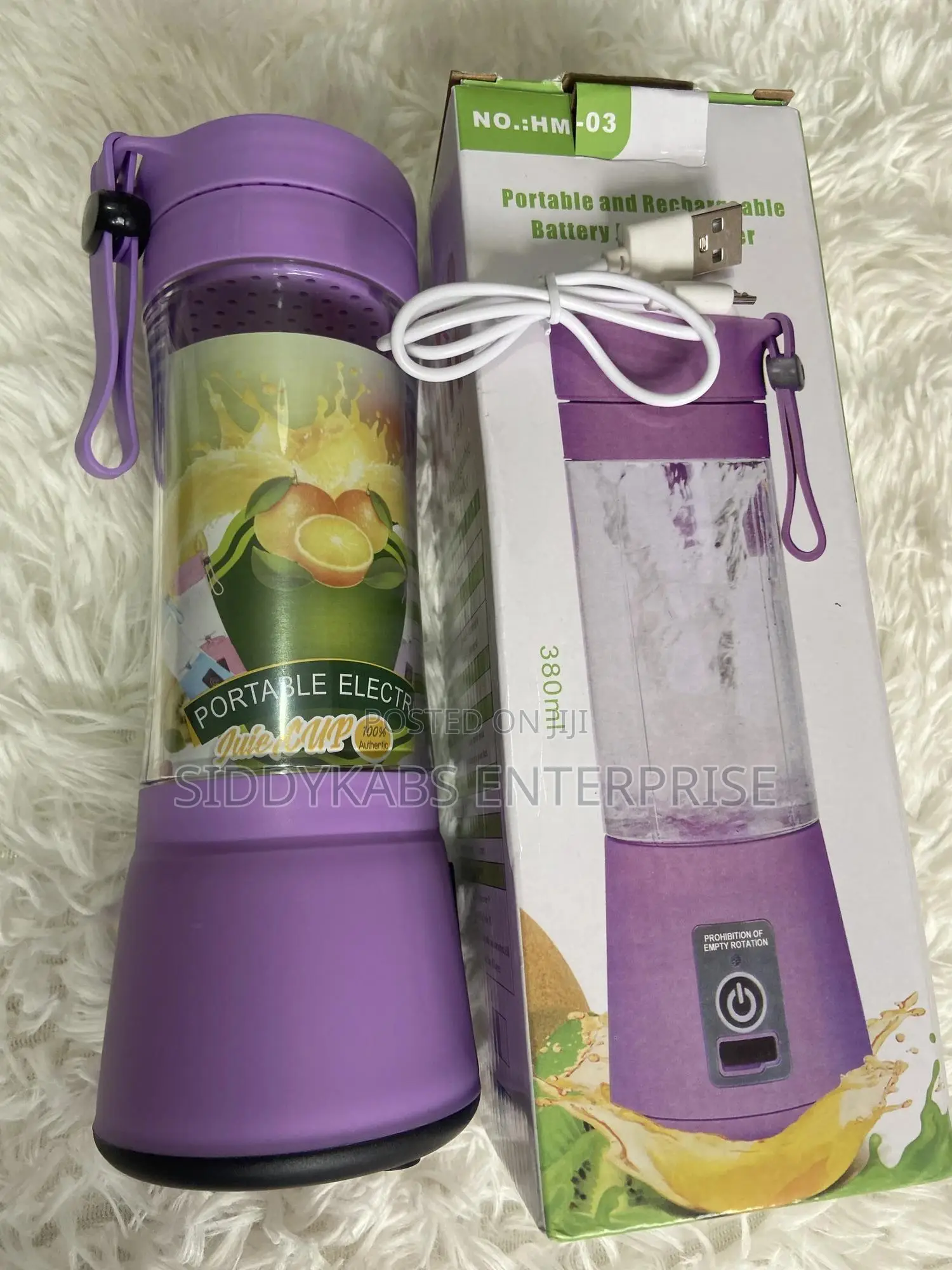 Portable Rechargeable Fruit Blender