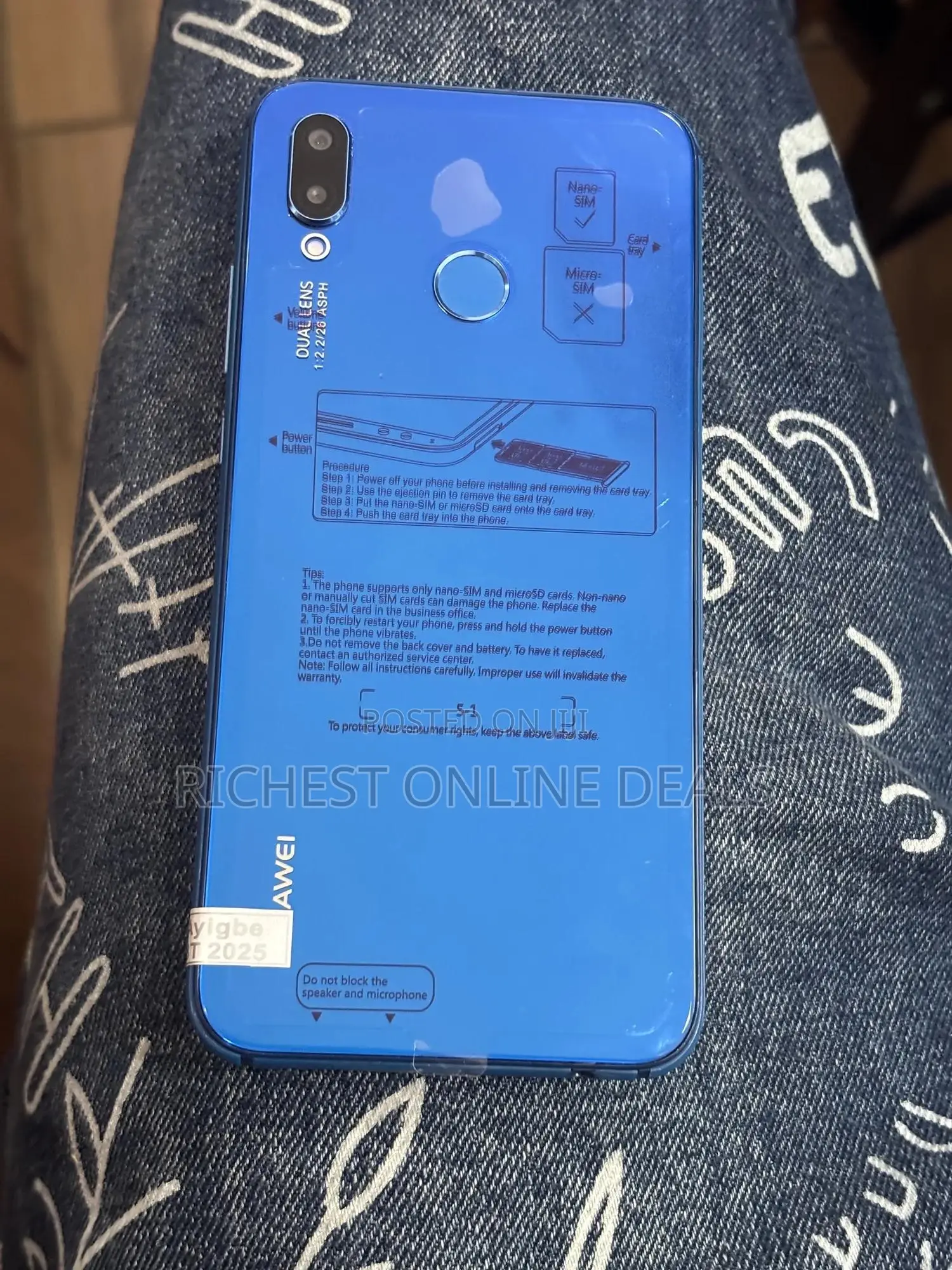 Huawei P20 Lite 128 GB Blue