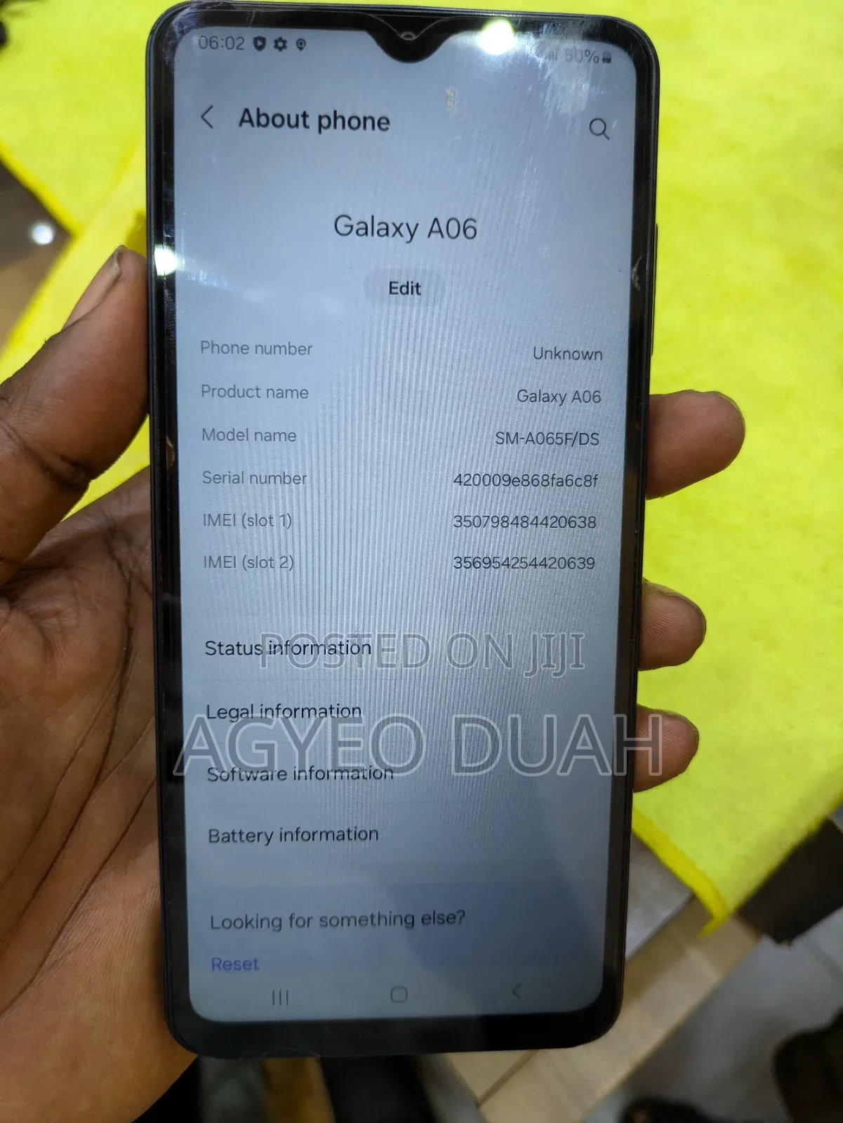 Samsung Galaxy A06 64 GB Blue
