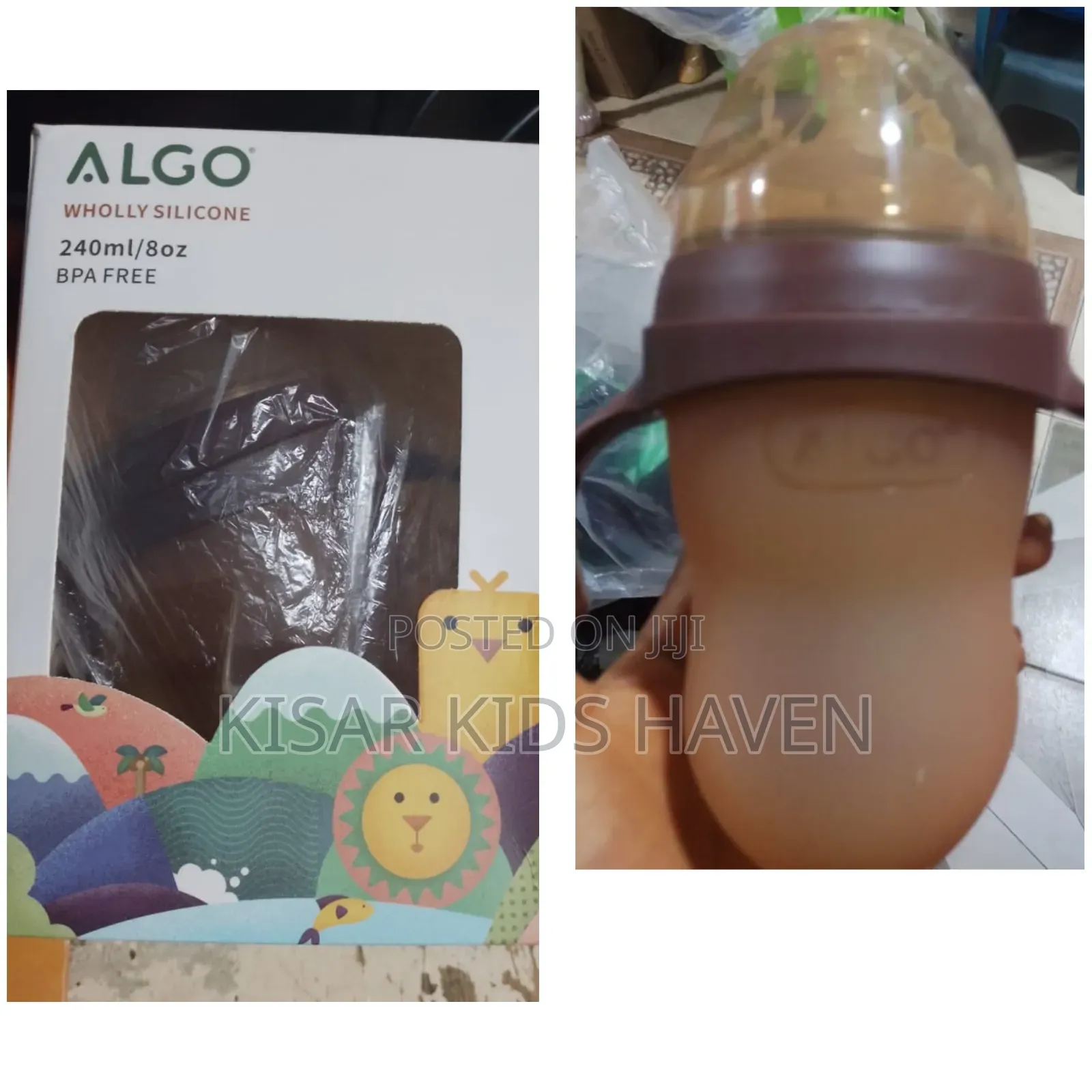 Algo Silicone Feeding Bottle 240ml