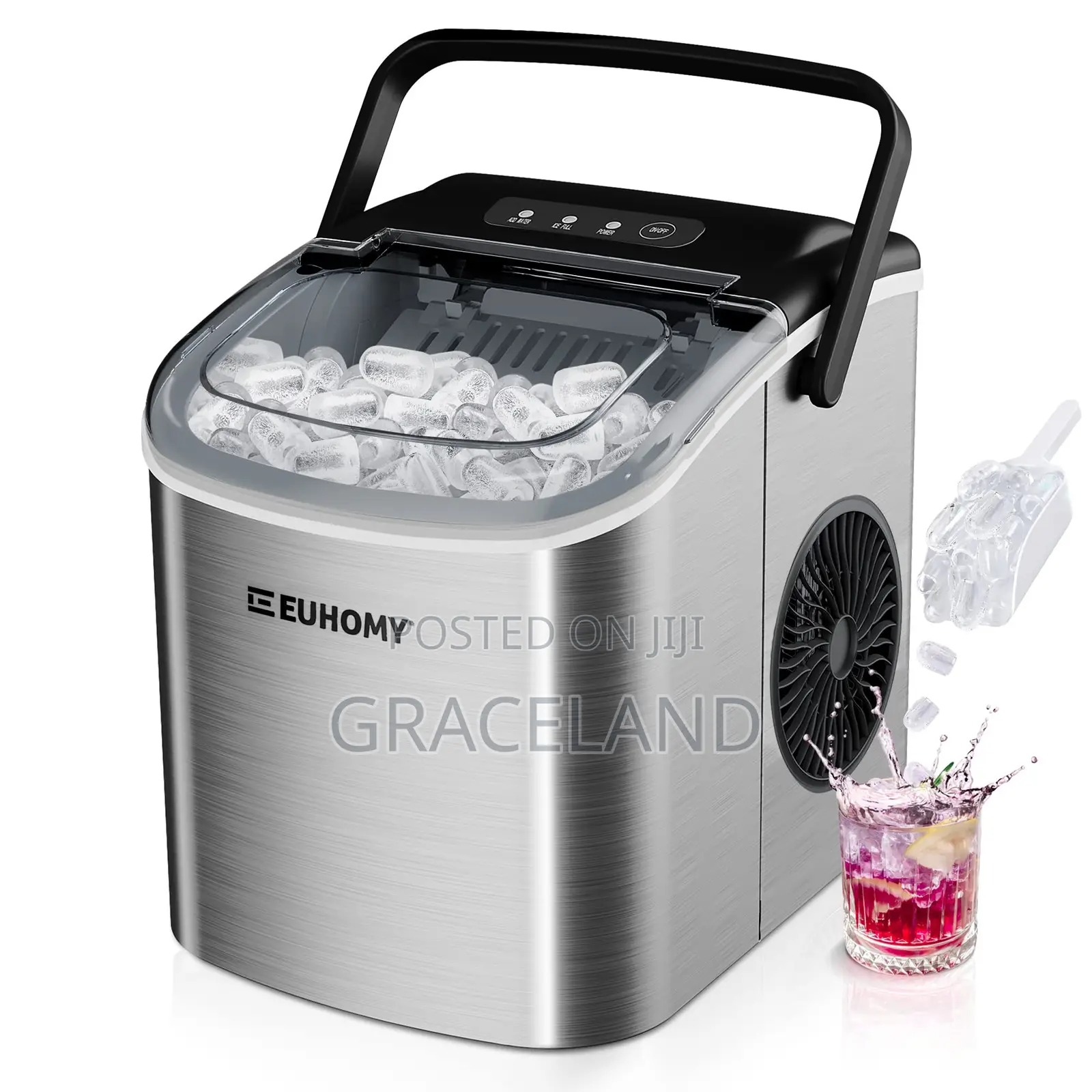 This Is Original Haley Countertop Bar Ice Maker With Handle 1.1 Liters