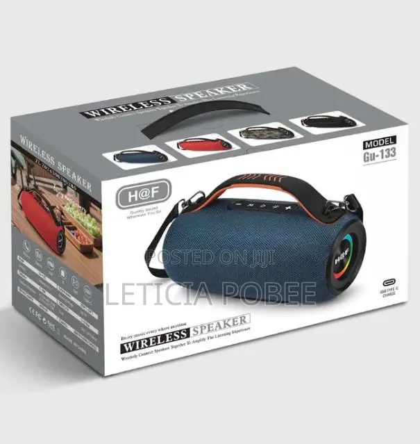 Powerful Bluetooth Wireless Speaker – Deep Bass, Portable Design
