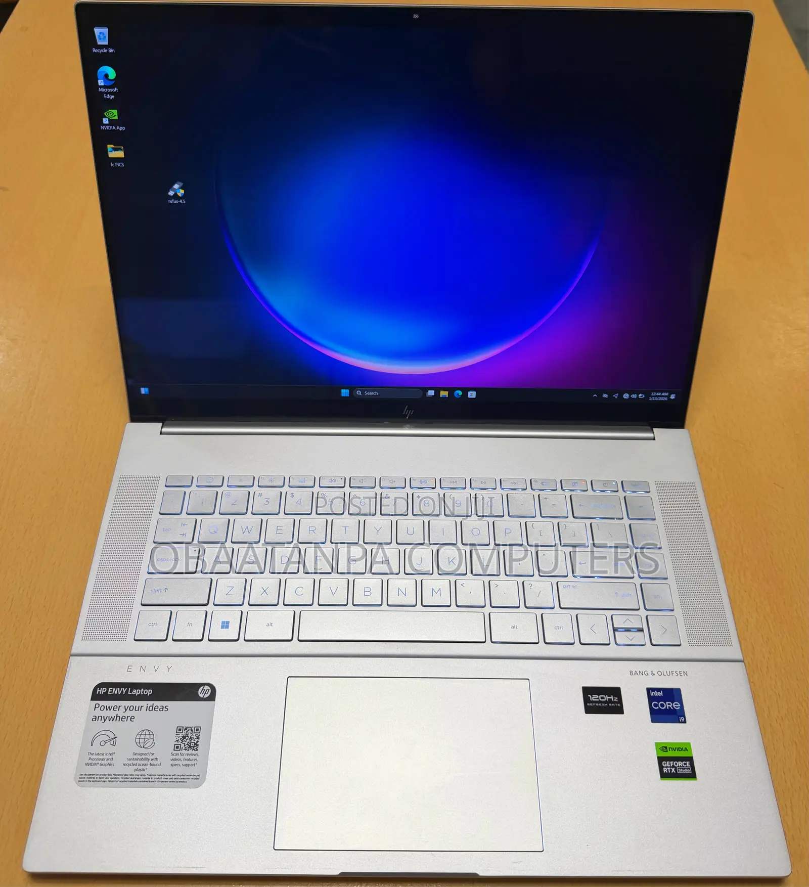 Laptop HP Envy 16 Gaming 16-H1023dx 16GB Intel Core I9 SSD 1T