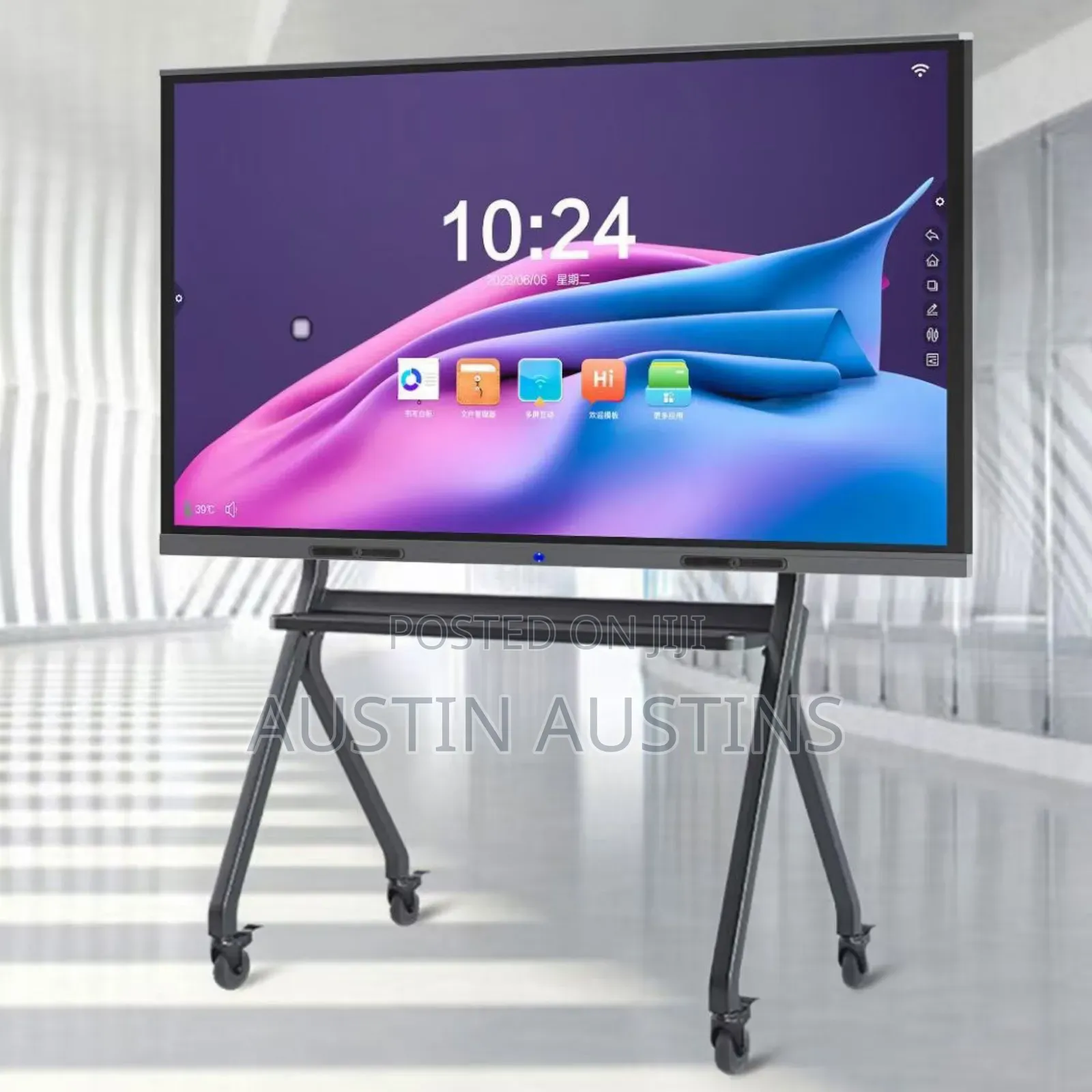 New 86 Inches Smart Interactive Board Screen Display With Camera