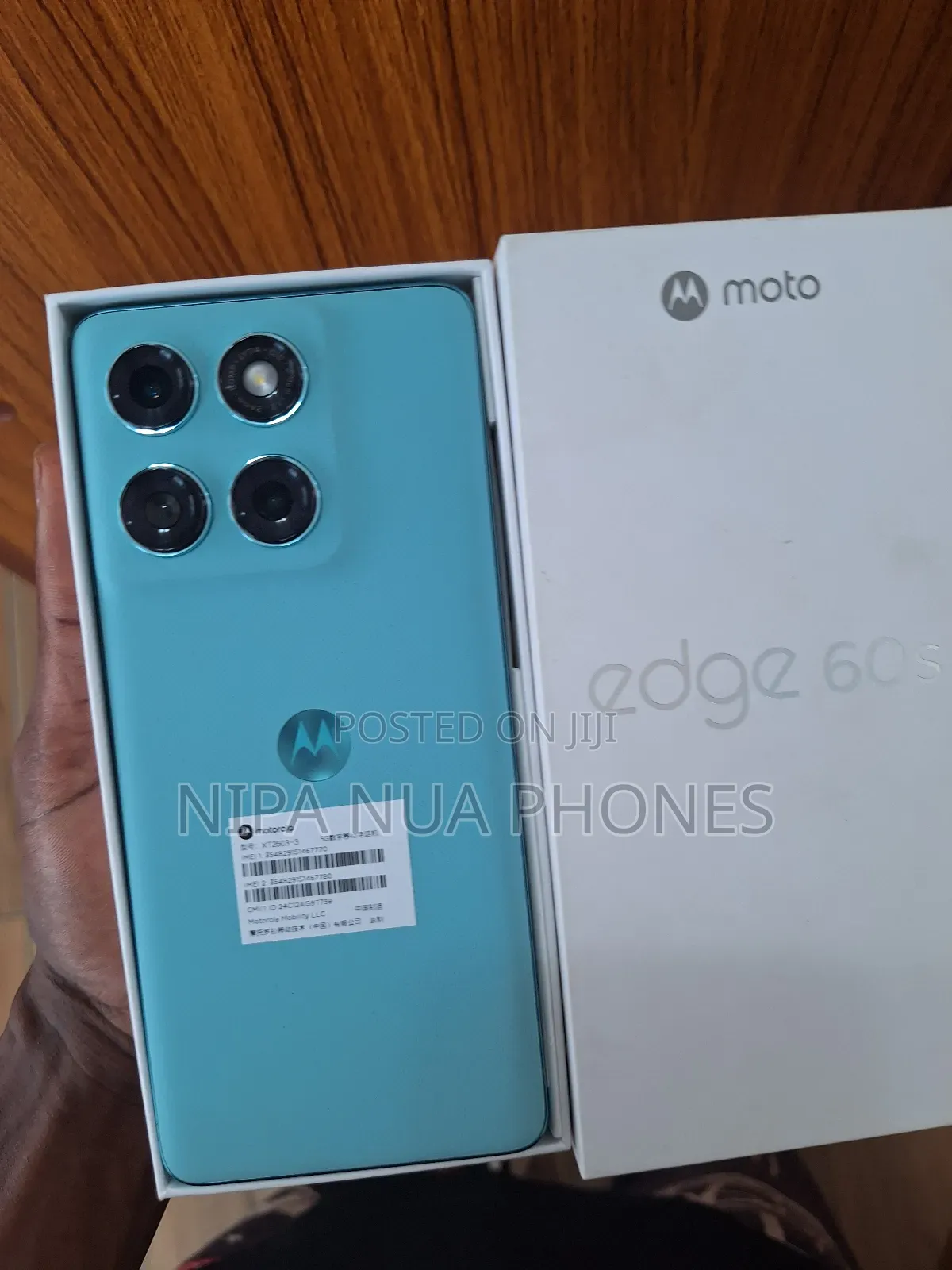 New Motorola Edge 60 Fusion 512 GB Blue
