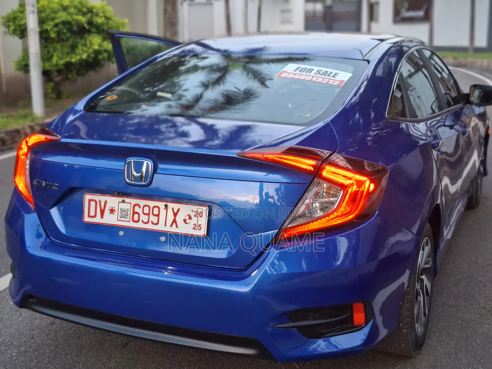 Honda Civic EX-L 4dr Sedan (1.5L 4cyl) 2016 Blue