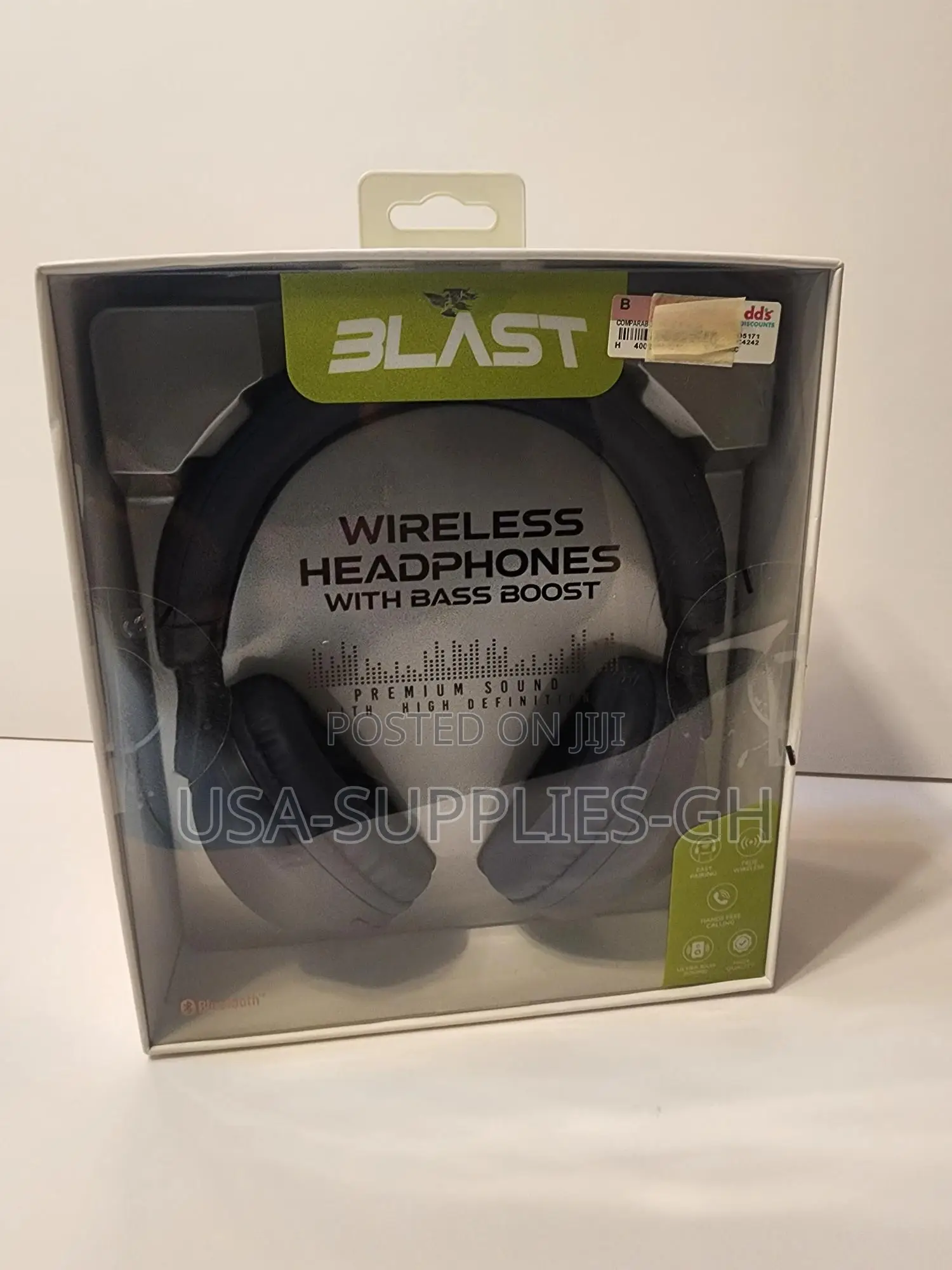 Blast Wireless Headphones With Bass Boost From Usa