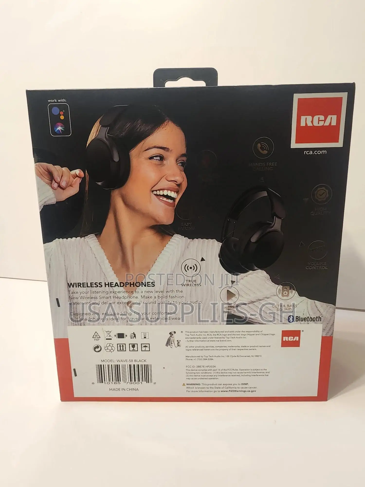 Rca Wireless Headphones With a Punchy Bass From Usa