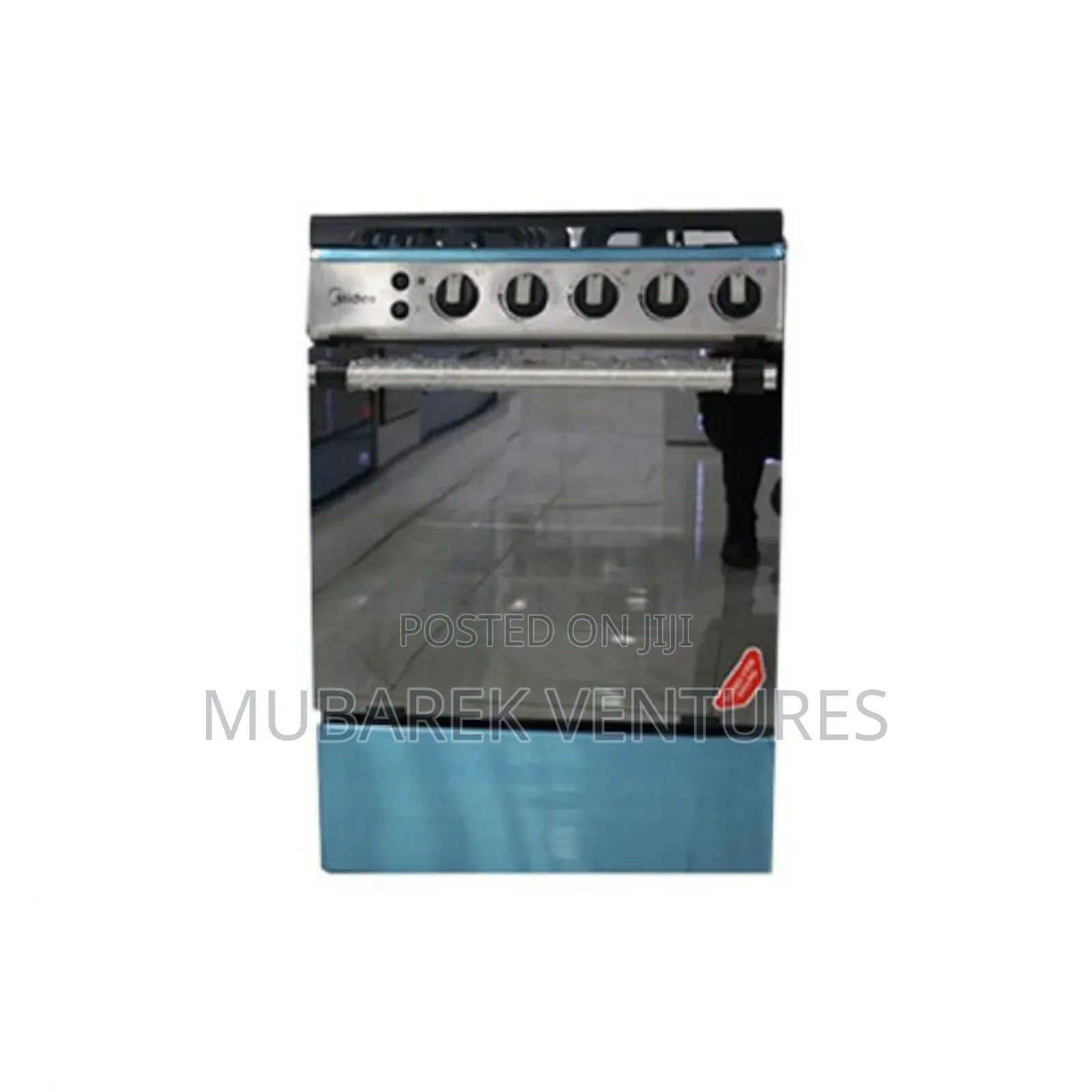 Midea 4 Burner Gas Cooker Silver