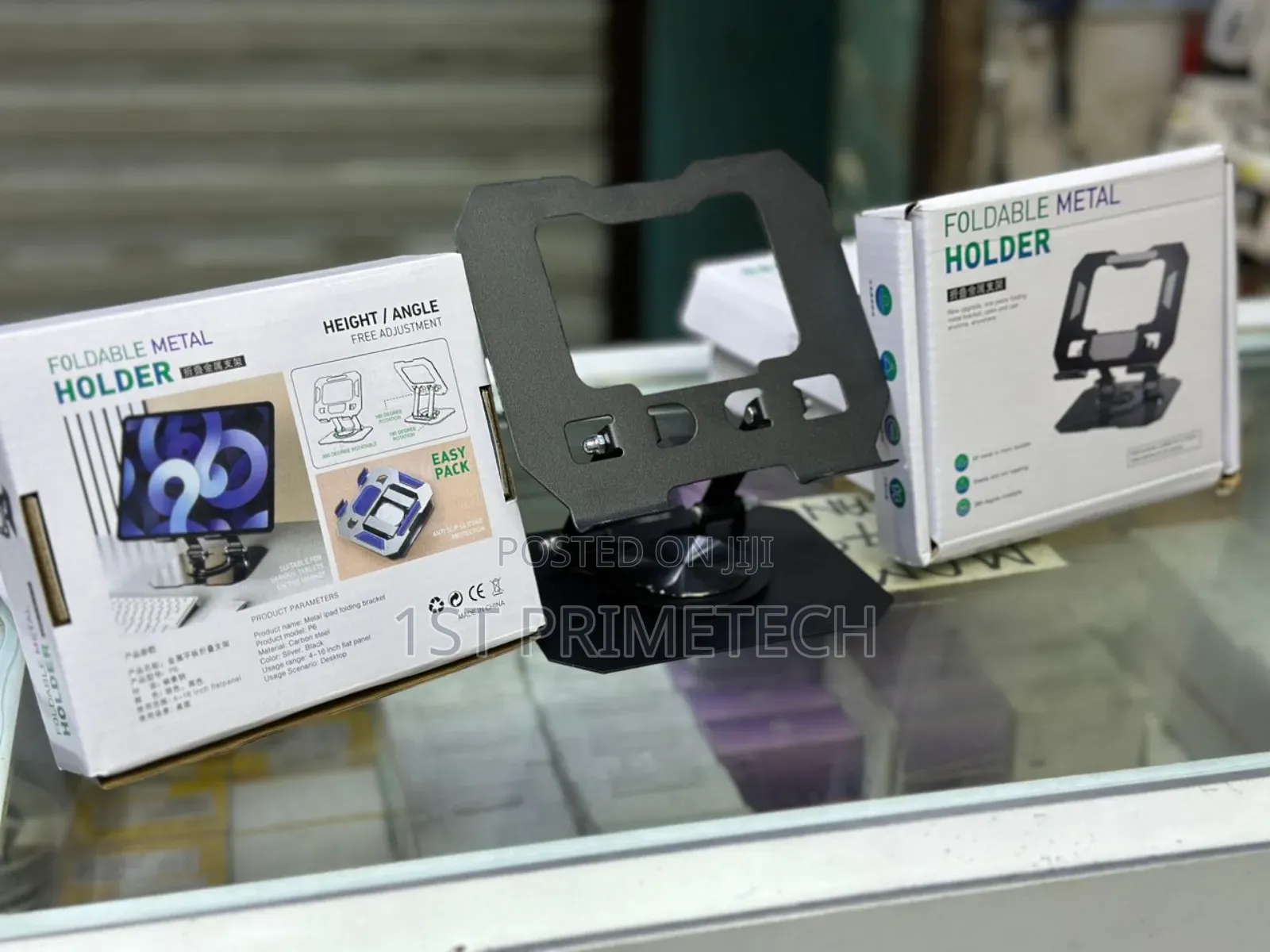 Metallic 360° Rotating Tablet Stand