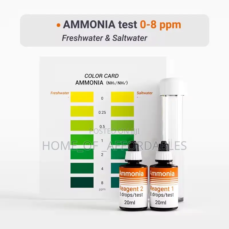 Ammonia Test Kit For Fish Farming And Aquarium