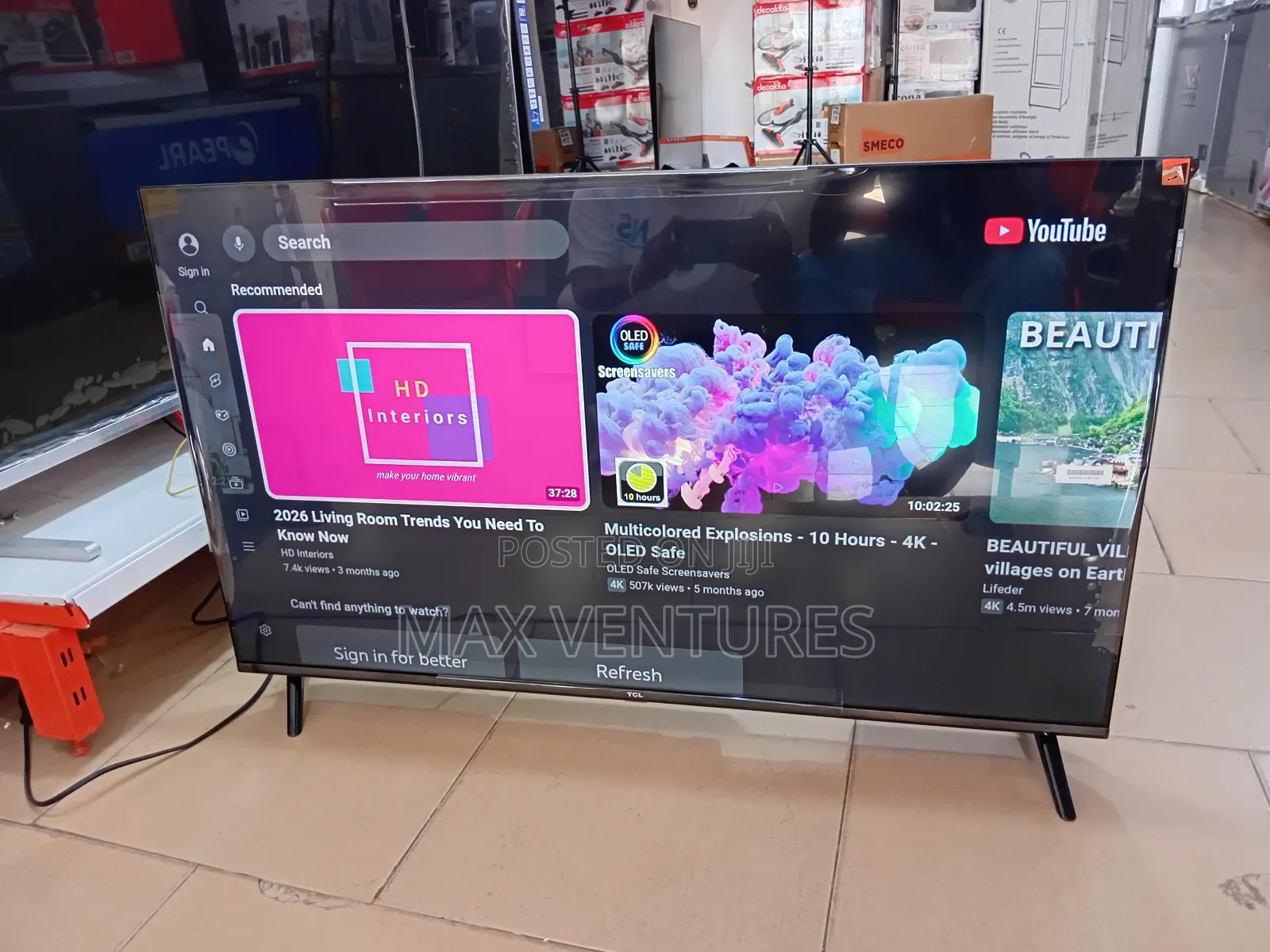 Must Buy! TCL 55” Smart Tv – Crystal Display 55"Tv