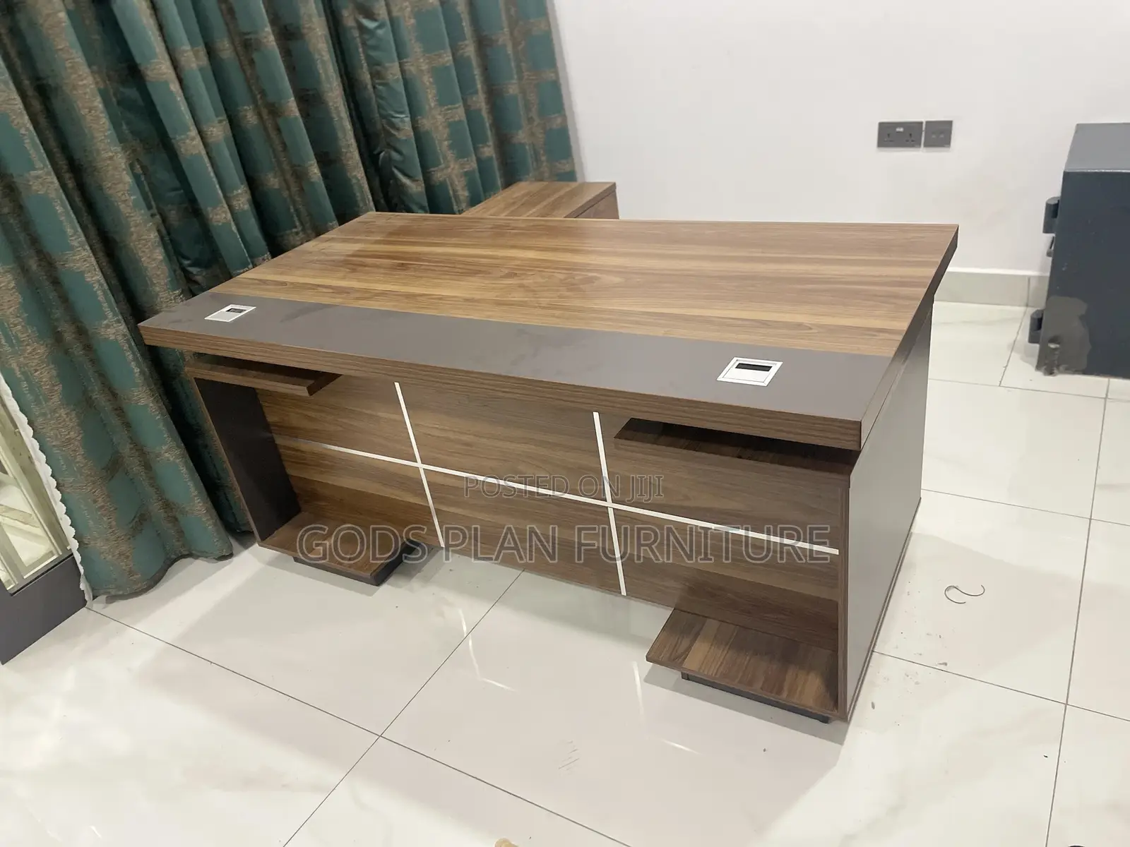 L - Shaped Executive Office Desk