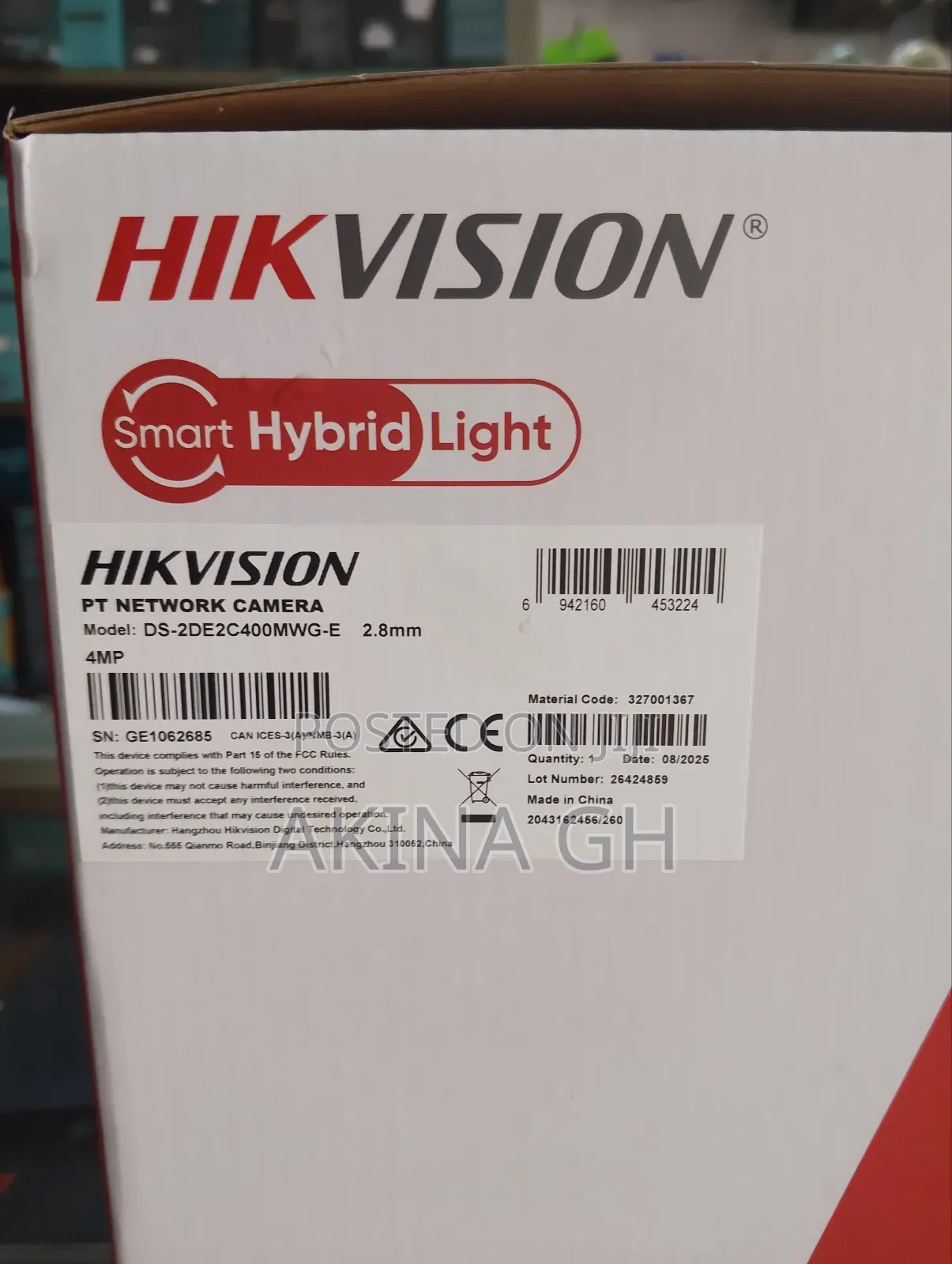 Hikvision Smart Hybrid Light Pt Network Camera (Ds-2de2c400mwg-E)