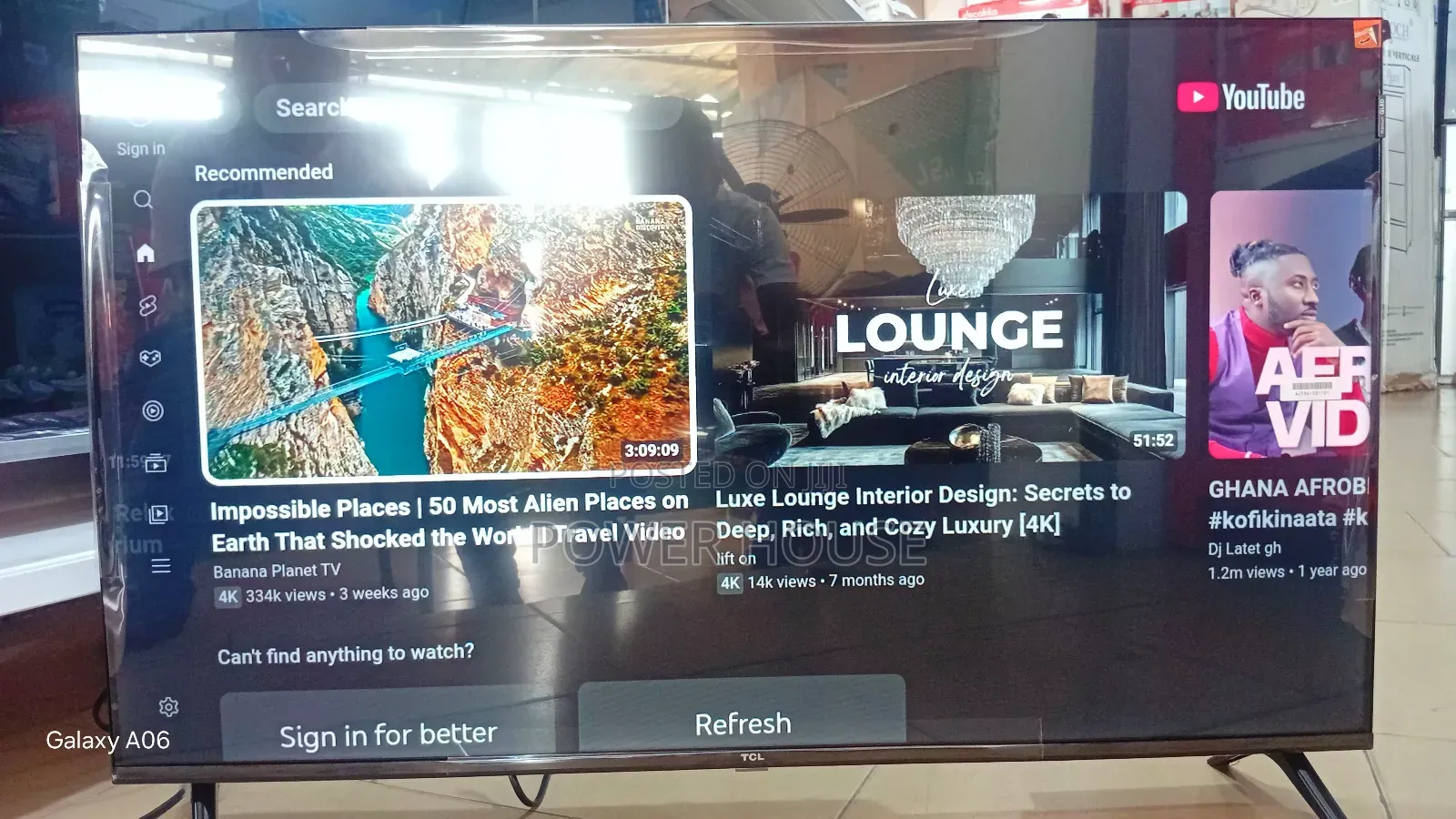 TCL Smart Tv 55 Inches Clear View 55 Inches Tv!!