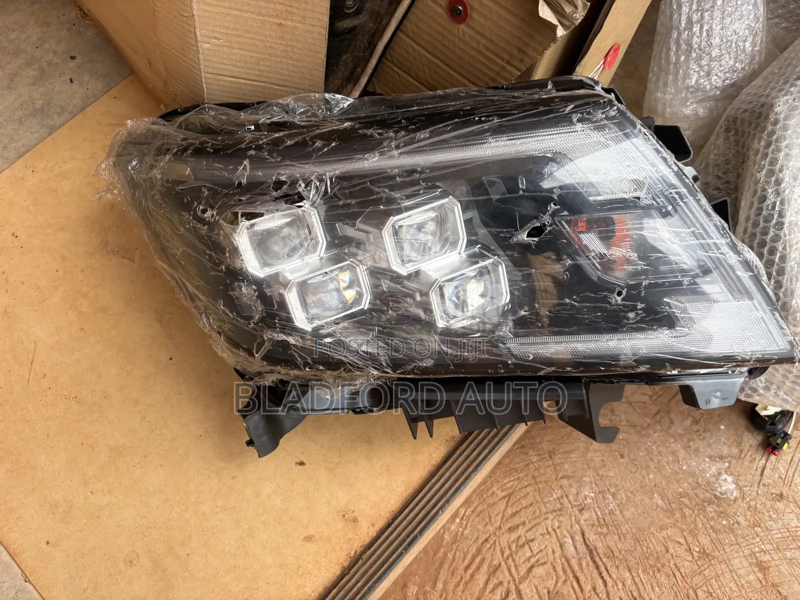 Navara 2021 Full Led Black Headlight Pair