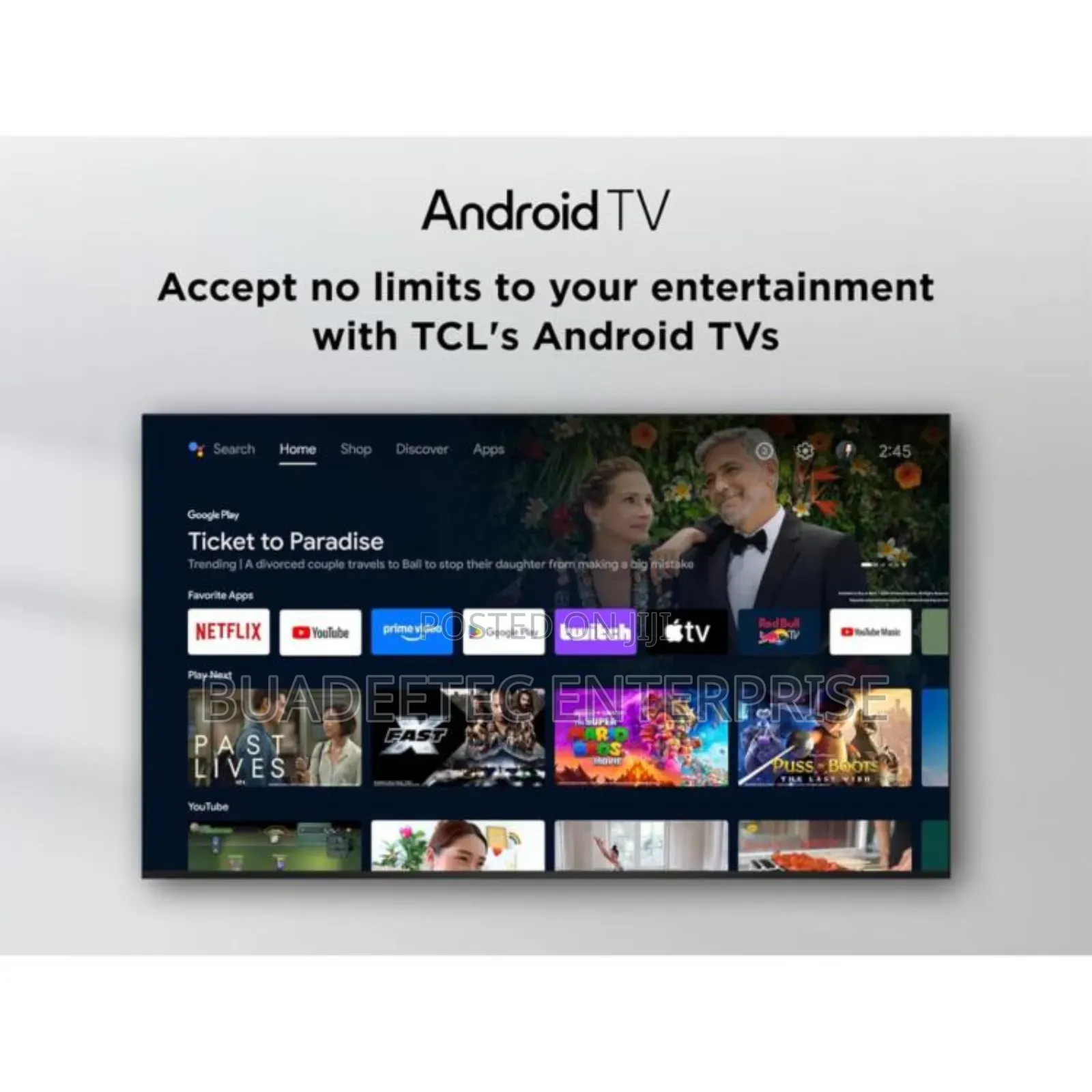 TCL Qled 50"Inches FHD Smart Android Television