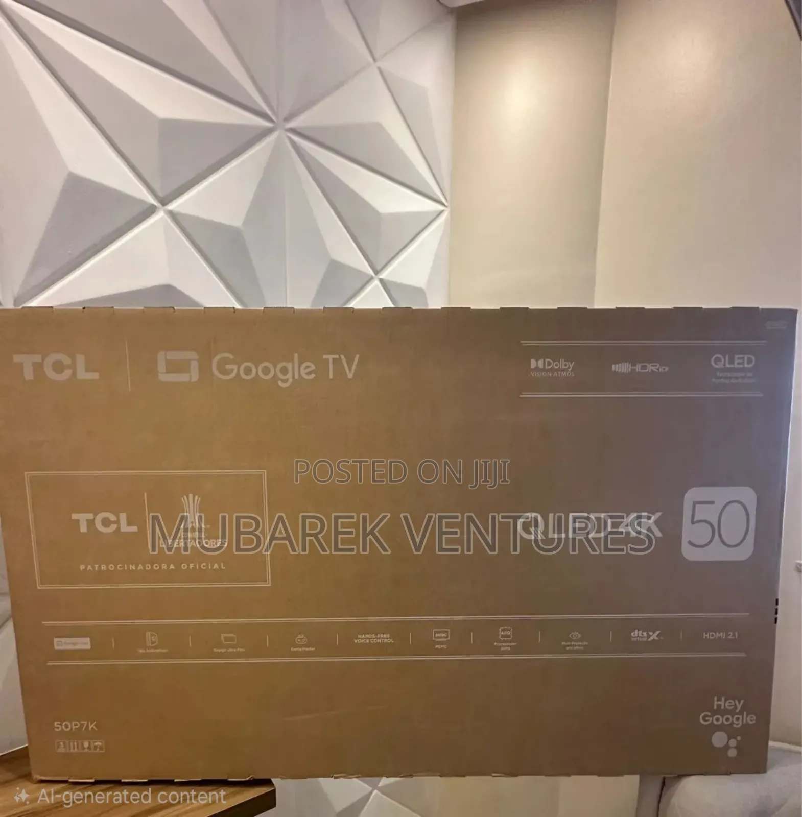 Tcl 50′′ Qled Pro 4k Smart Android Television