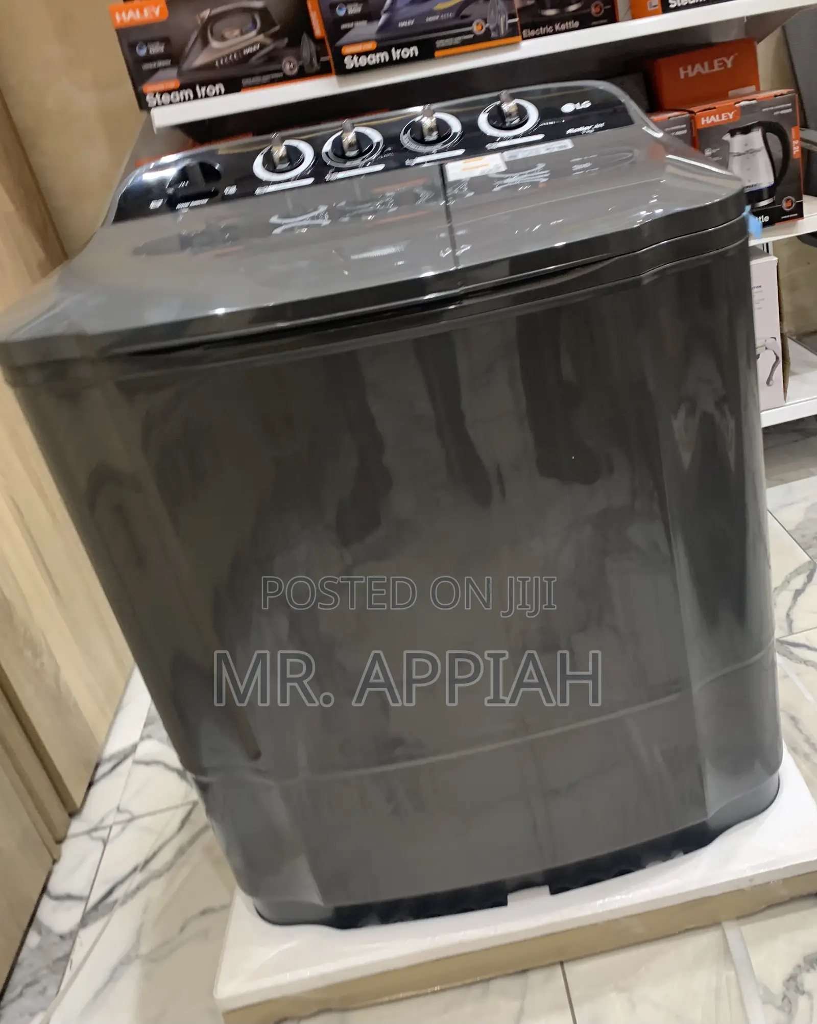 Twin Tub Top Load Lg P861ront 7kg Washing Machine(Gray) 