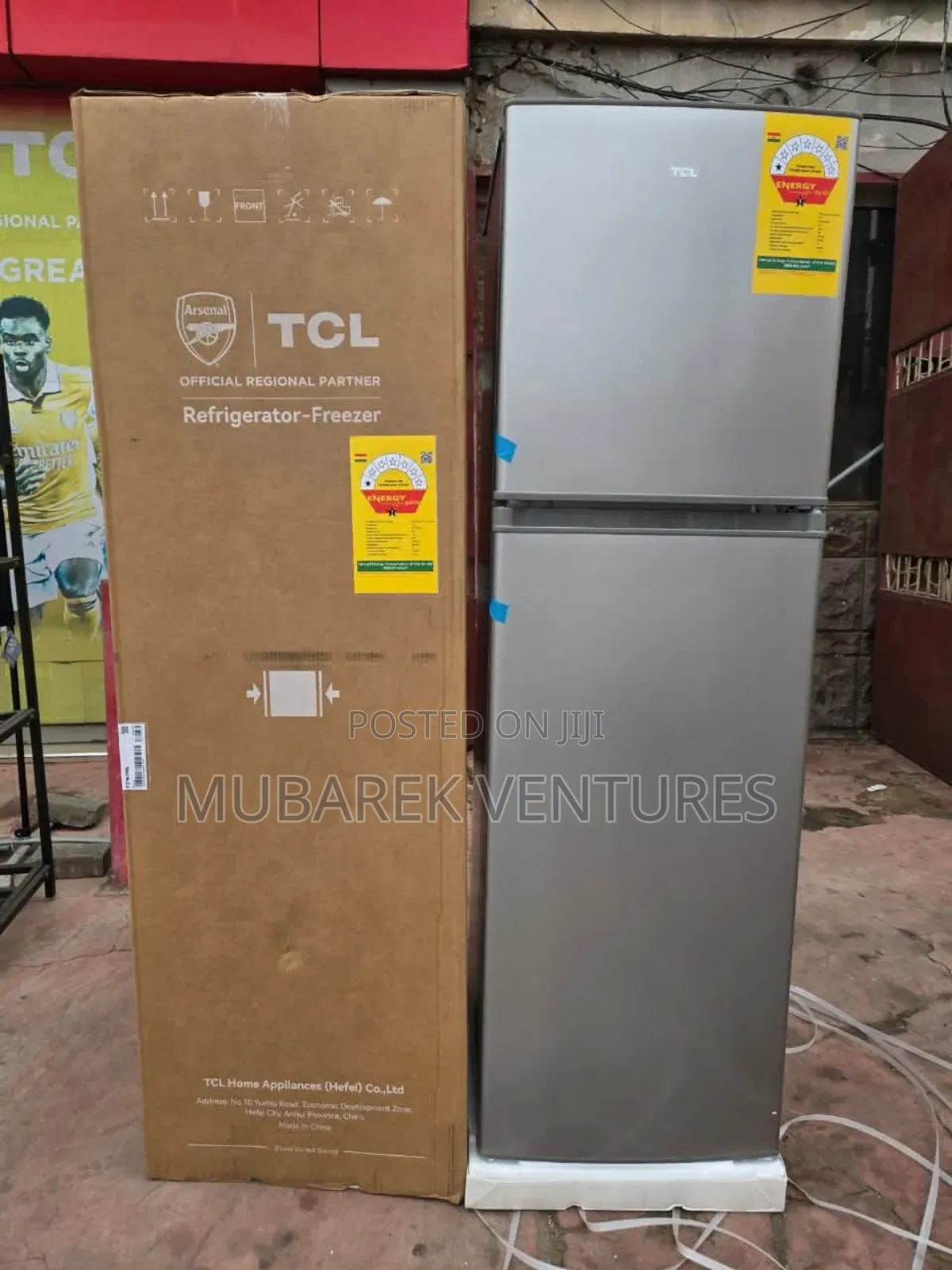 TCL 165 LTRS Top Freezer Fridge