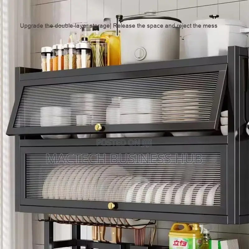 Over The Sink Kitchen Rack (Double Sink And 2 Tier )