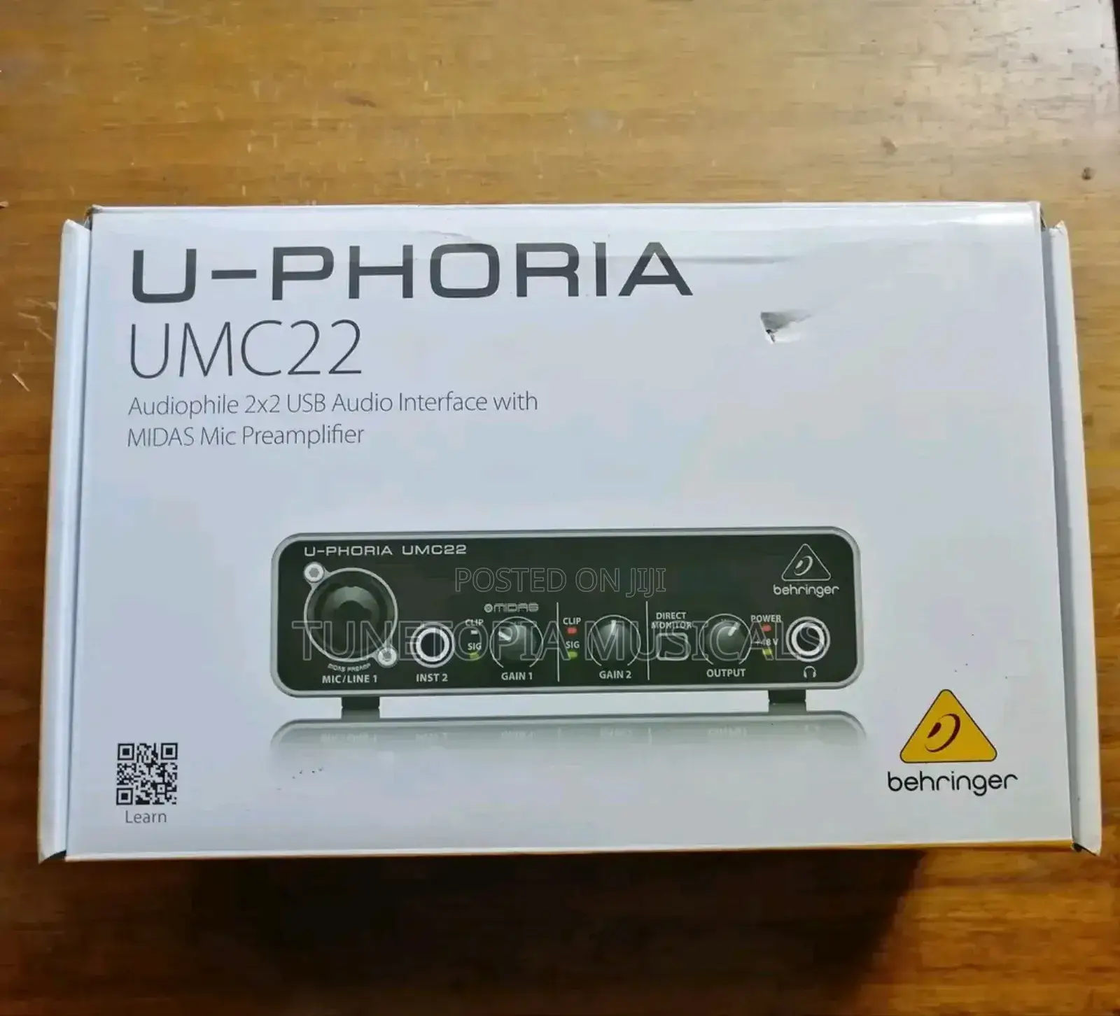 Behringer U-phoria Umc22 Usb Audio Interface.