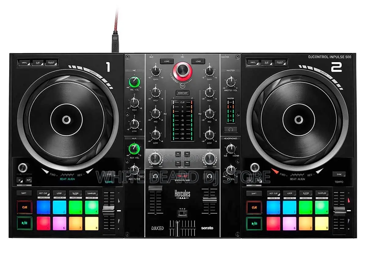 Hercules Djcontrol Inpulse 500 Dj Software Controller (Black)