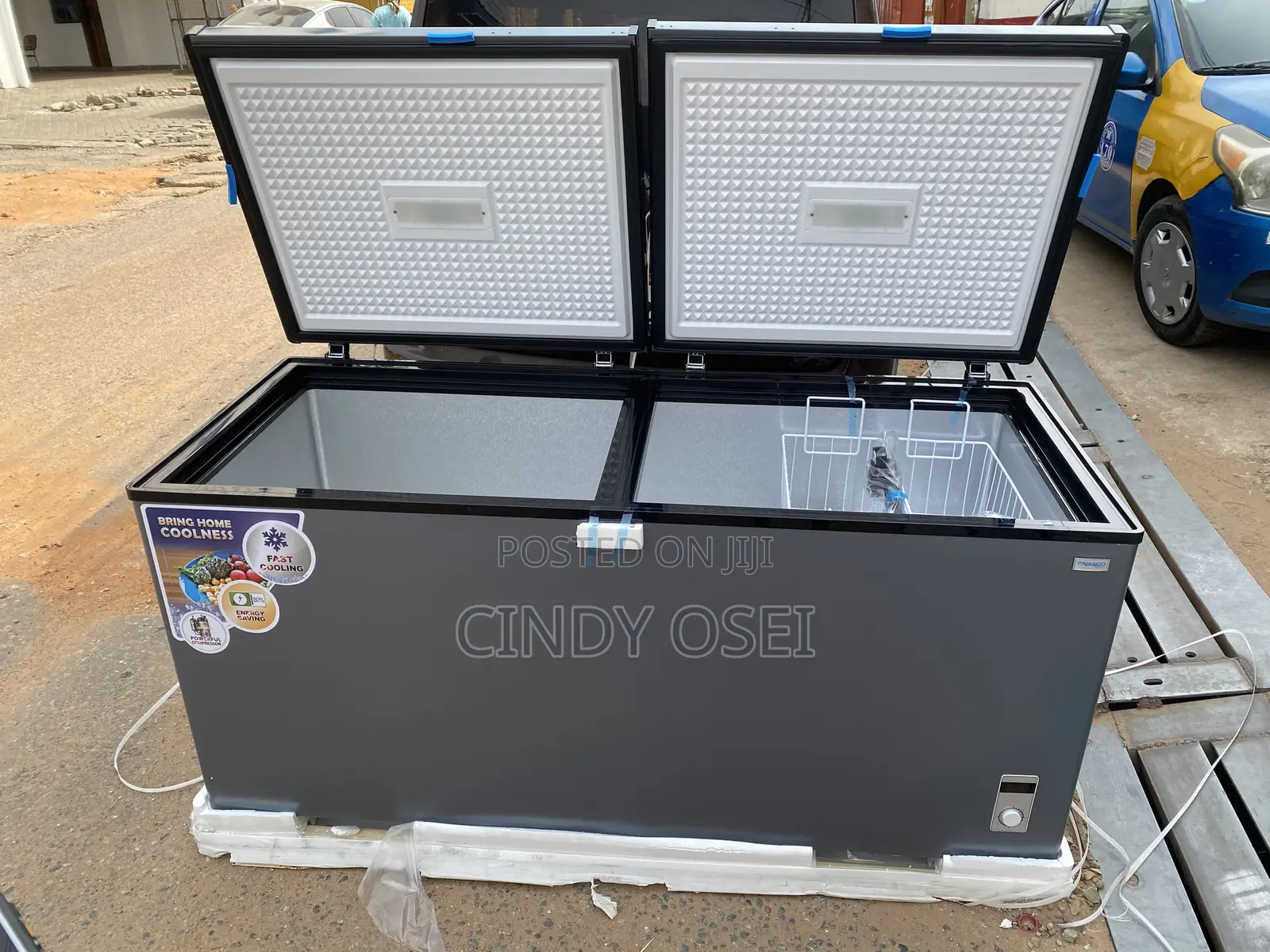 Nasco 545liters Double Door Chest Freezer Nas-800fl-Dd