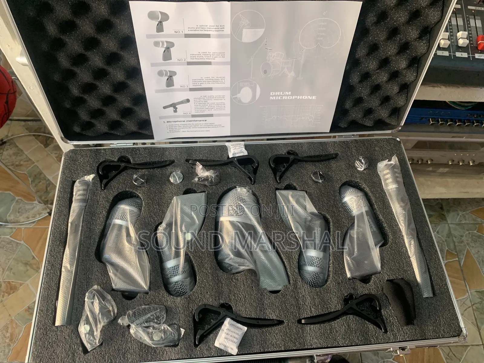 Shure Sh-DKT-7b Drum Microphone Set (7-Piece)